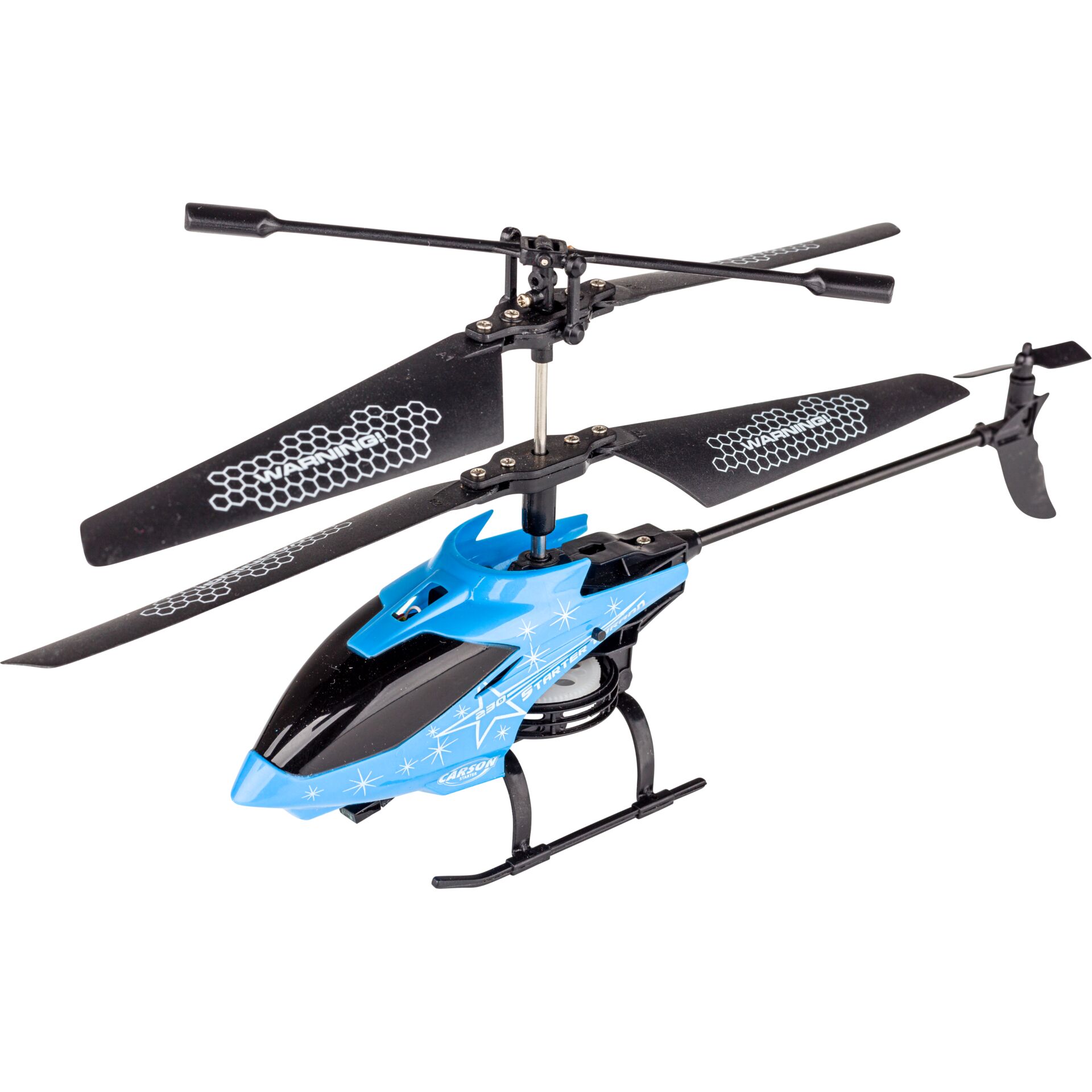 Spielzeughubschrauber, Blatt-Hubschrauber, blauer Hubschrauber, RC-Hubschrauber, Zwei-Blatt-Rotor