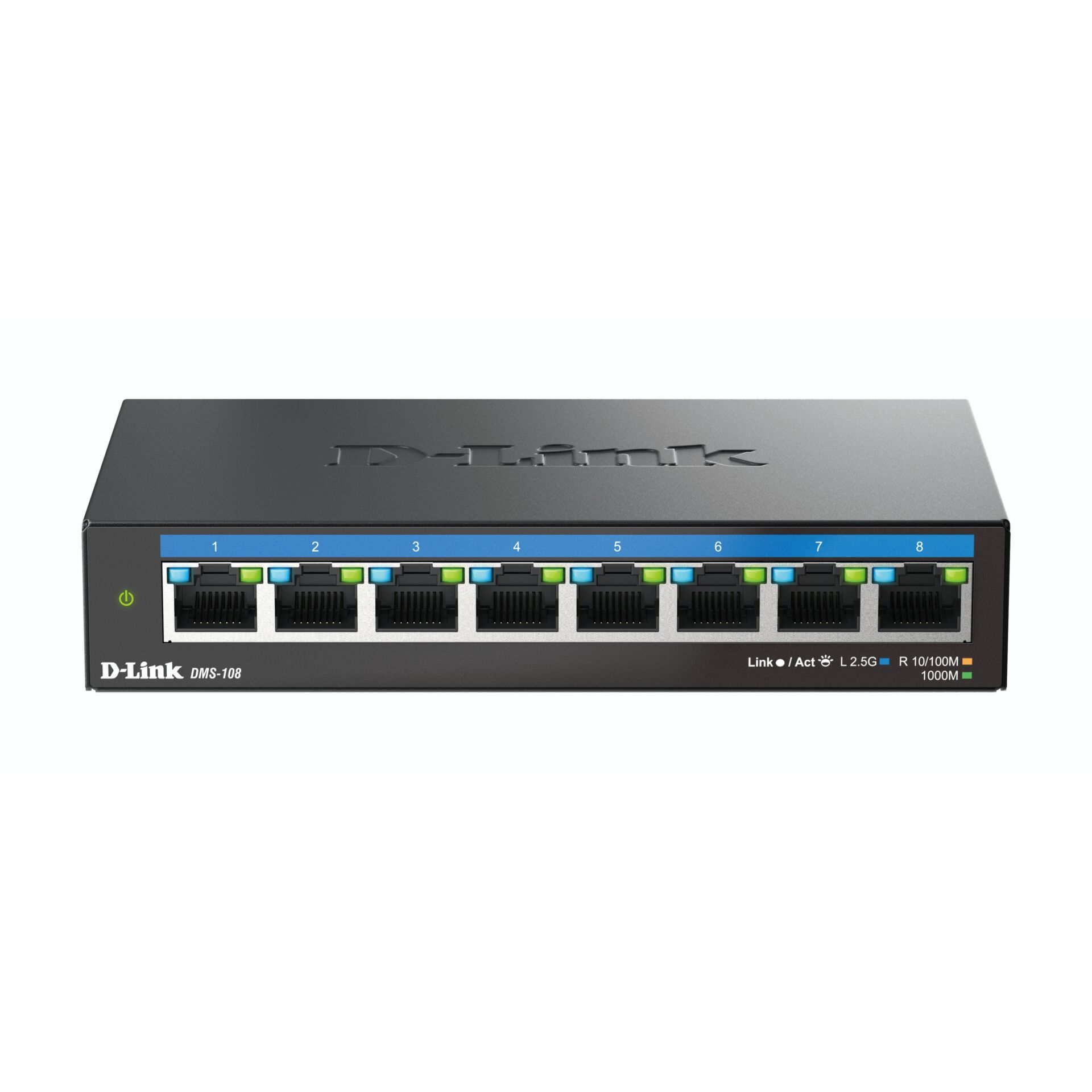 Netzwerk-Switch, D-Link DMS-108, 8-Port, RJ45,  unmanaged