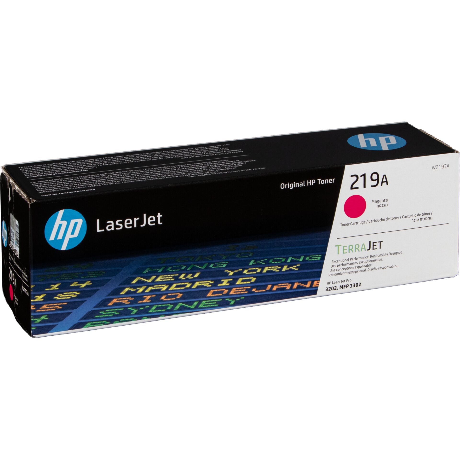 Text, Toner, LaserJet, Magenta, 219A, TerraJet