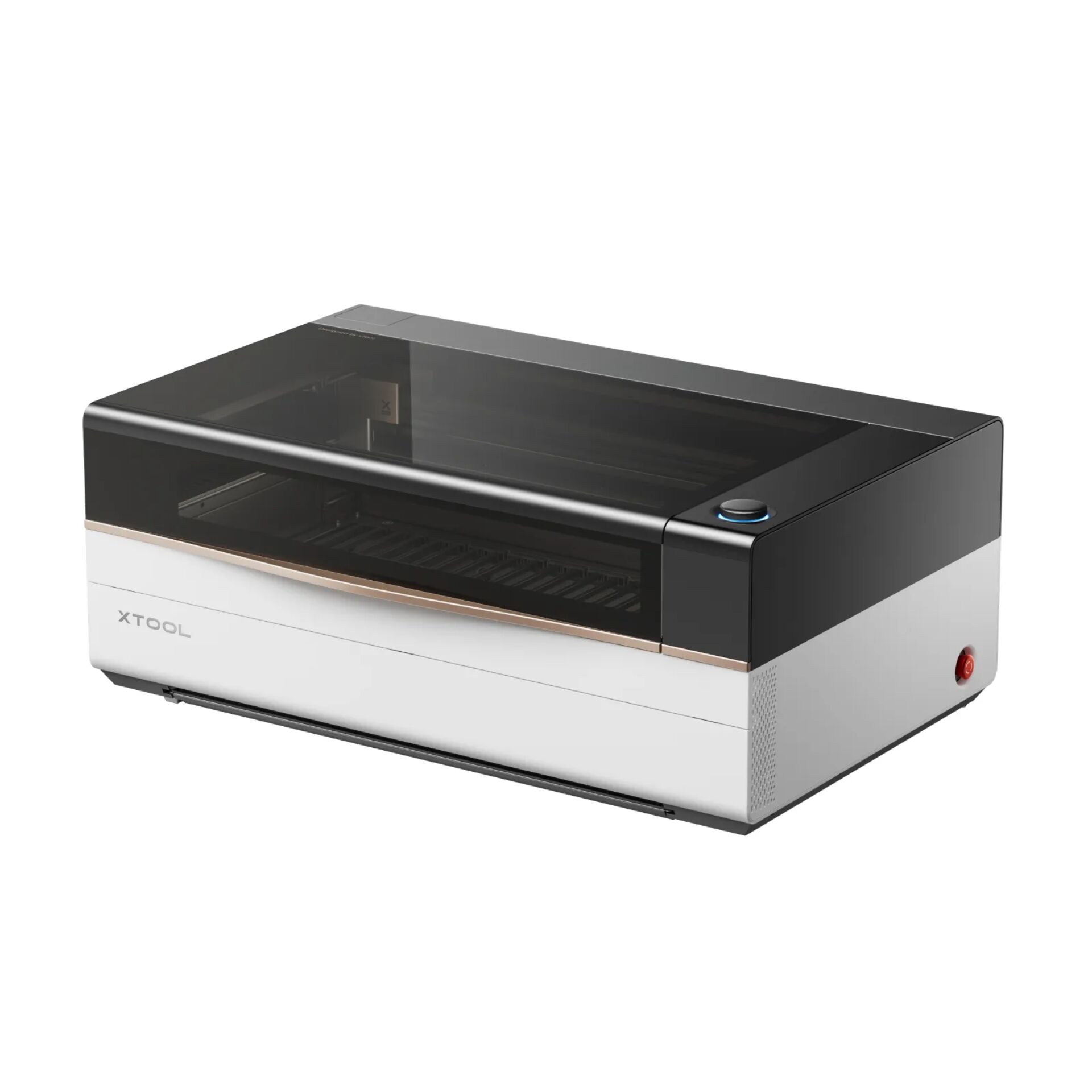 Toaster-Ofen, Küchengerät, Glasdeckel, Edelstahl, Bedienknopf