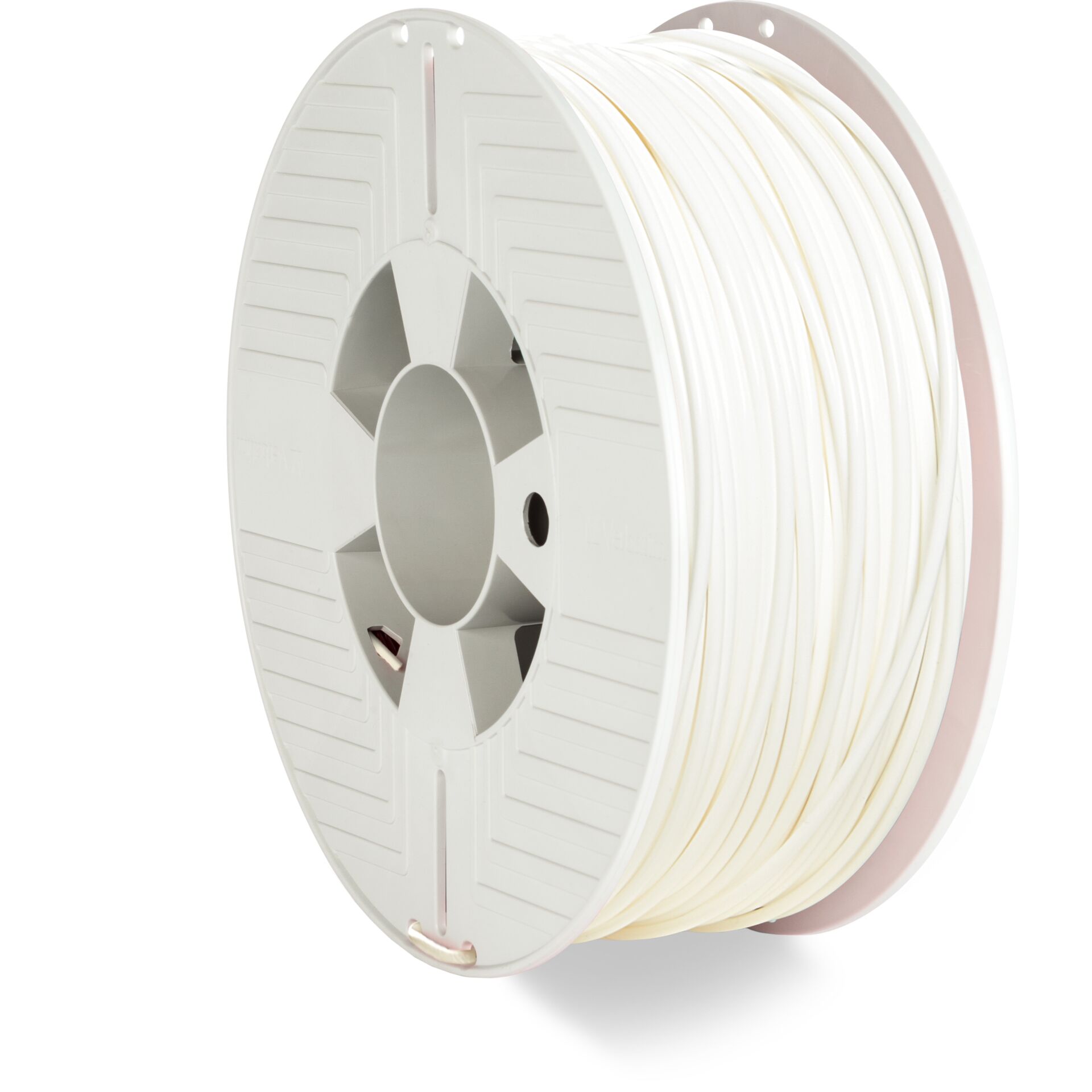 3D-Druck Filament, PLA-Filament, weiße Filament, Spule, Kabelrolle