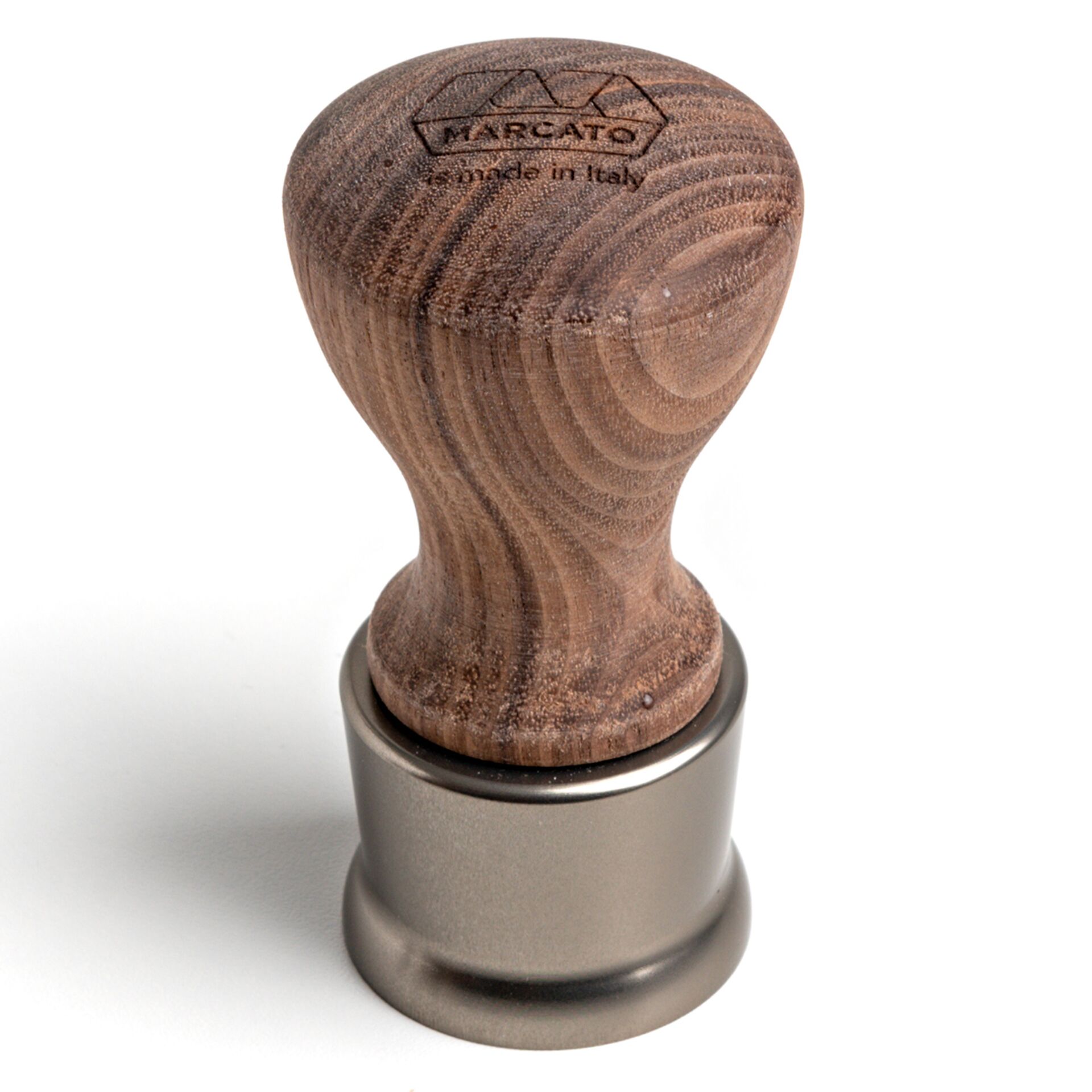 Rauchrohr, Kaffeestempel, Holzstempel, Holzgriff, Rundstempel, Italienisches Design