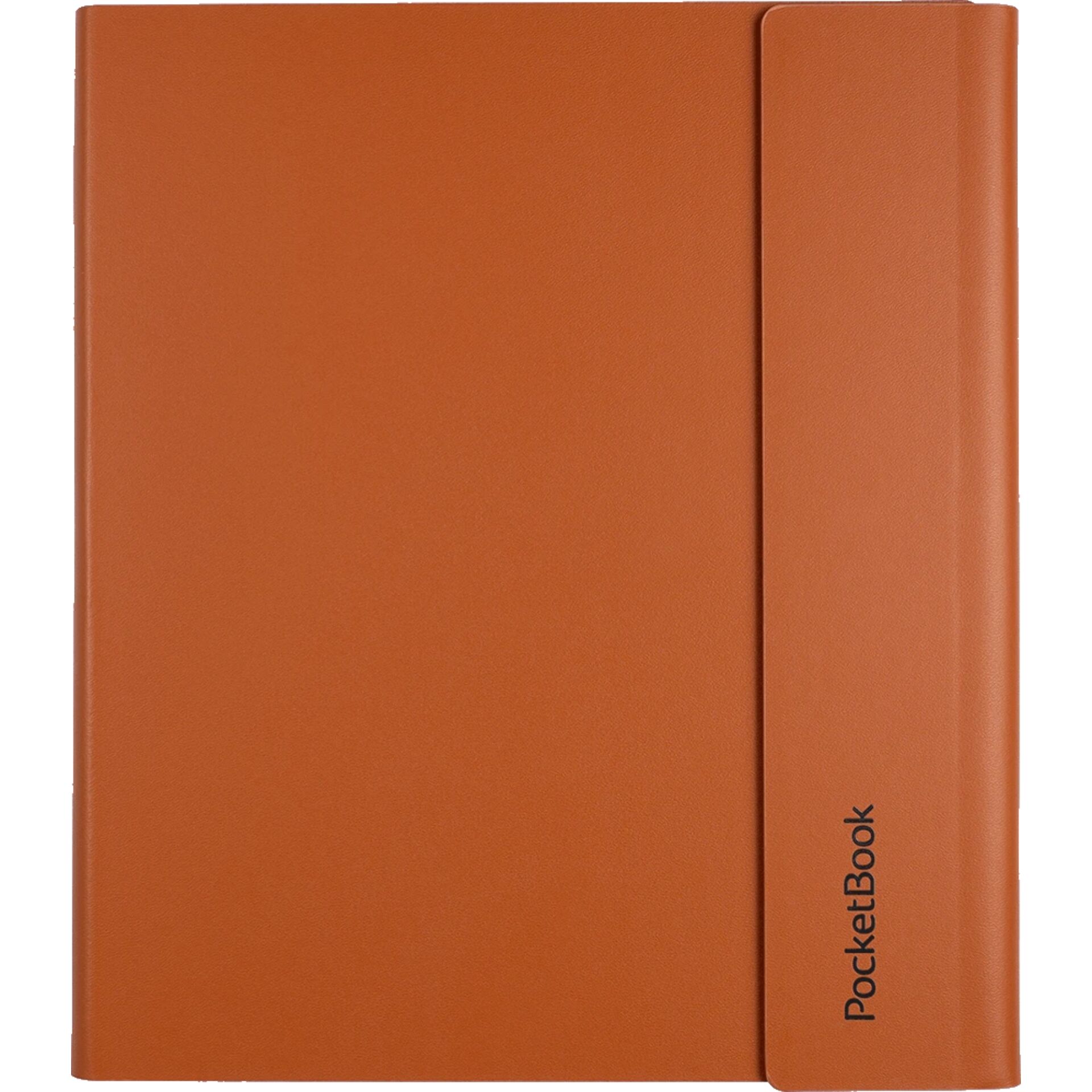 Notizbuch, Brieftasche?, PocketBook?, Verschlussband, Kunstleder, orange