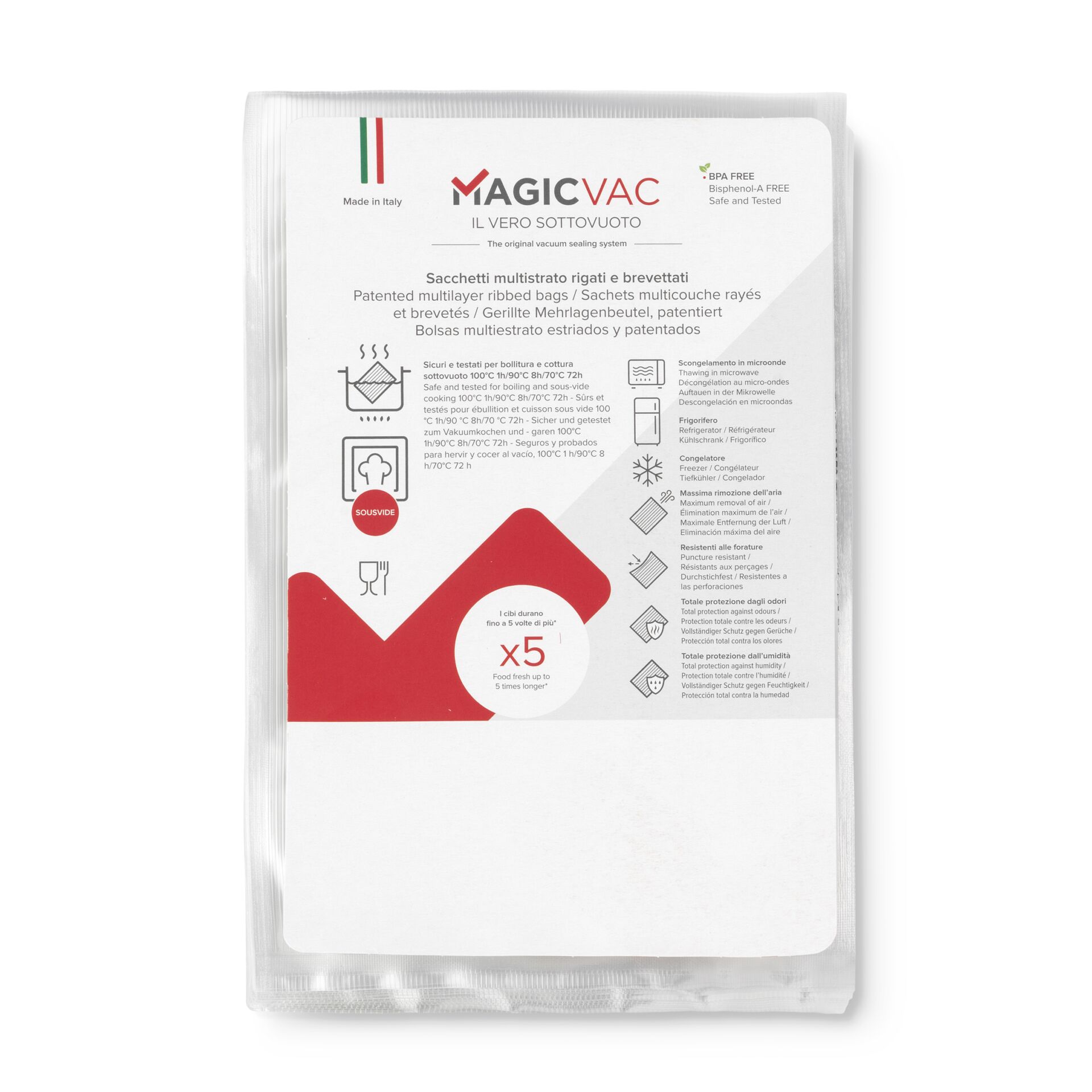 Sachet, Vakuumbeutel, Mehrlagig, Aufbewahrung, Kühlfähig