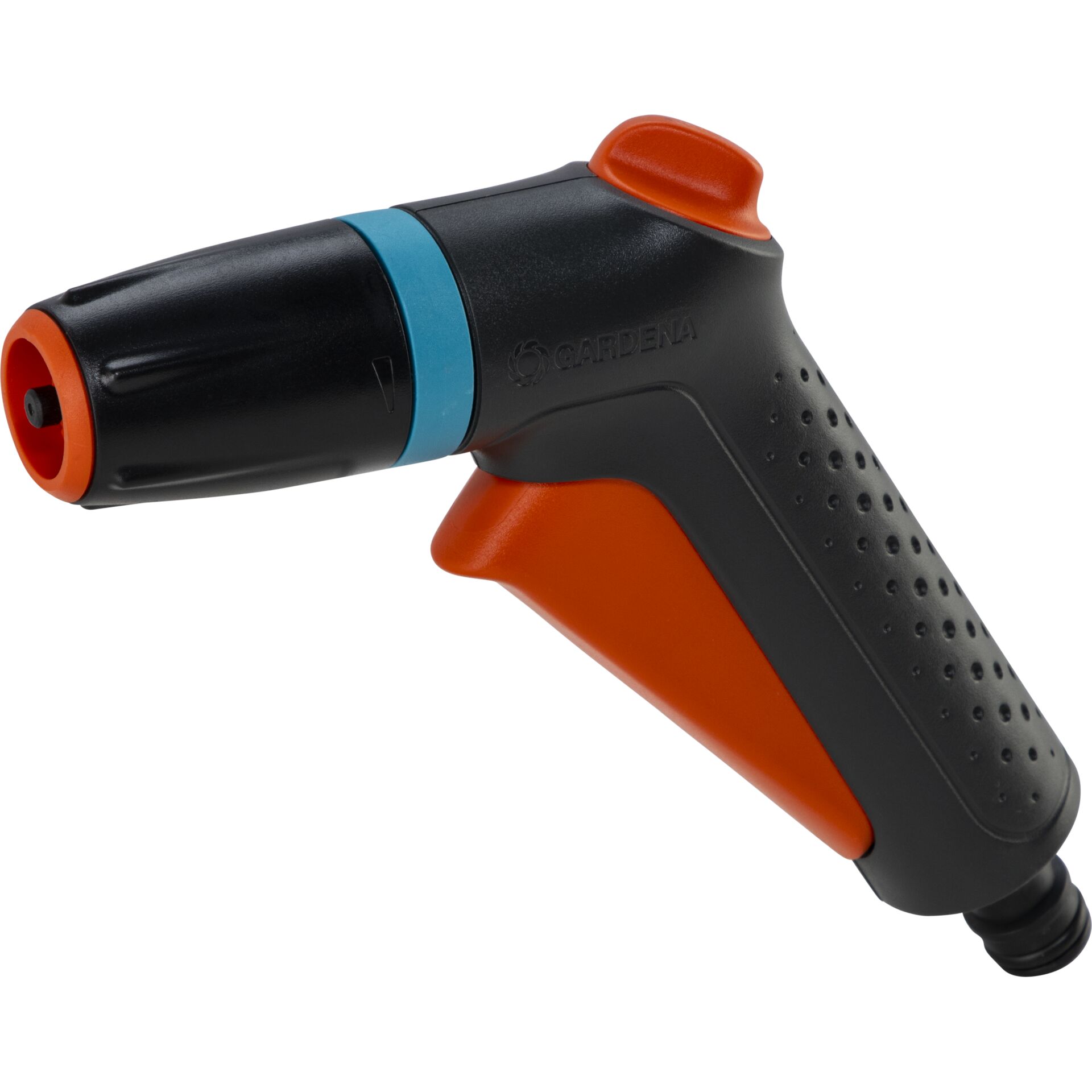 Druckpistole, Gartenwerkzeug, Gummigriff, Schlauchanschluss, Rot-Schwarz