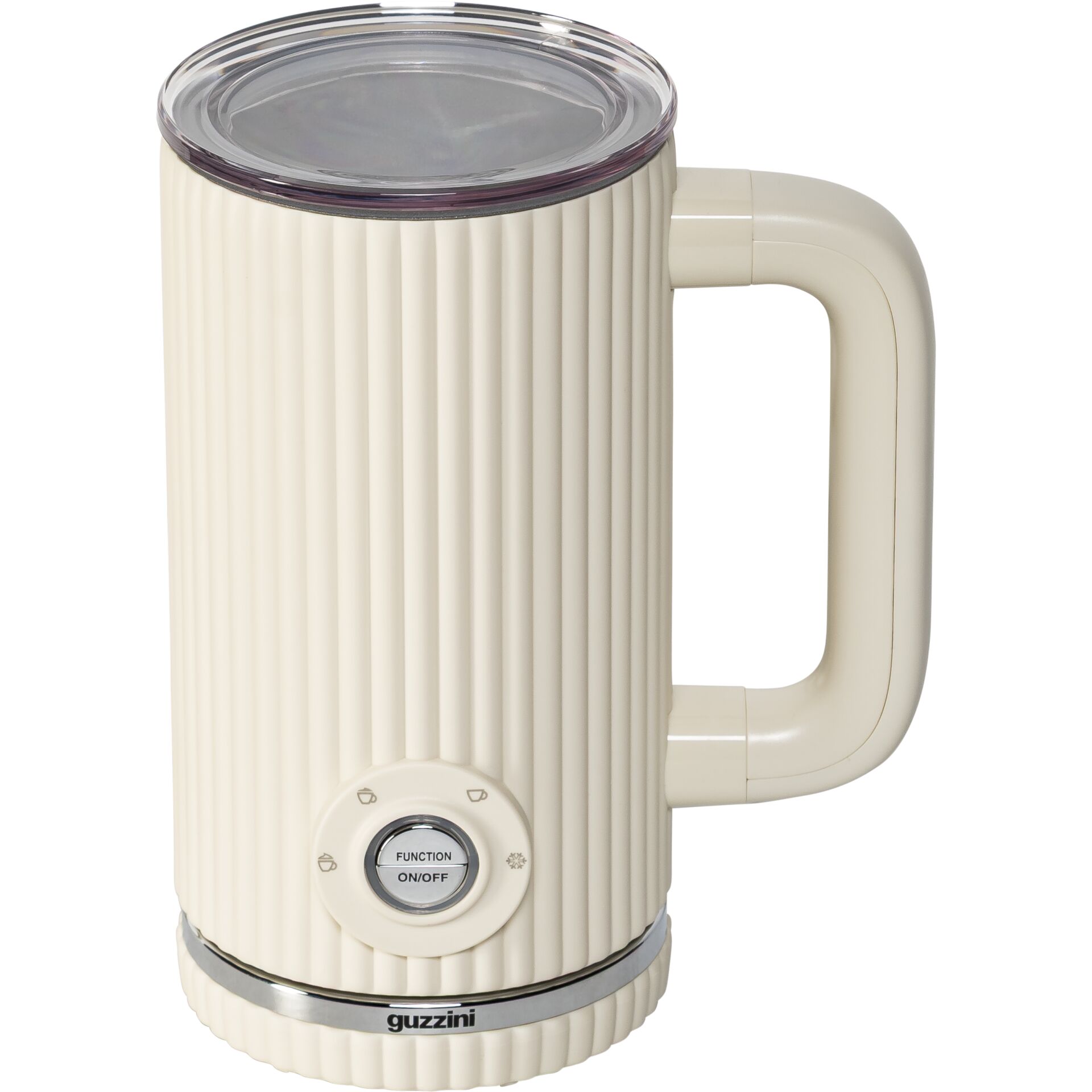 Kessel, Elektrischer Wasserkocher, Beige, Rippen-Design, On/Off Knopf