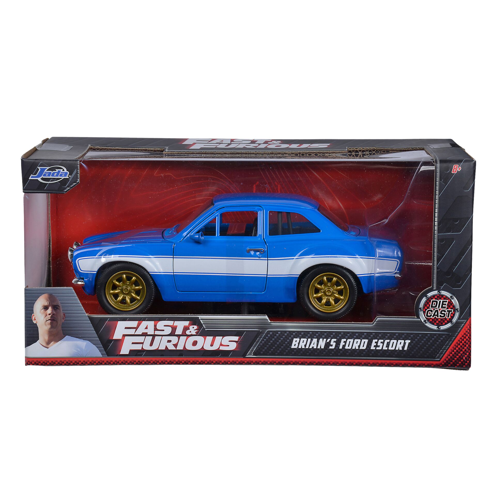 Auto, Modellauto, Blau, Goldene Felgen, Renner