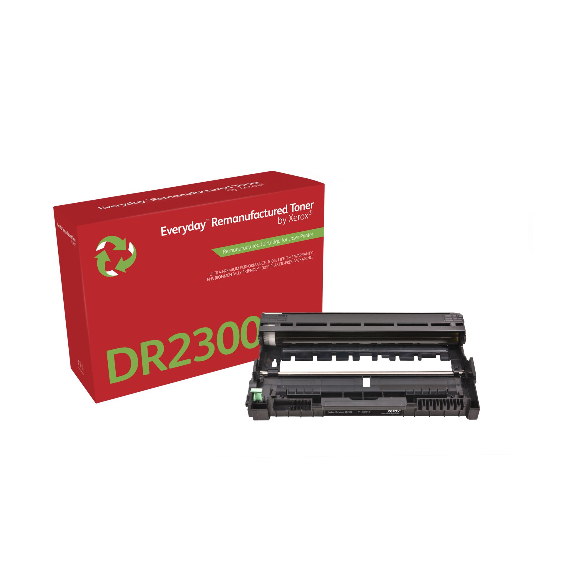 Toner, Remanufactured, DR2300, Laser printer, Kassette/Patrone