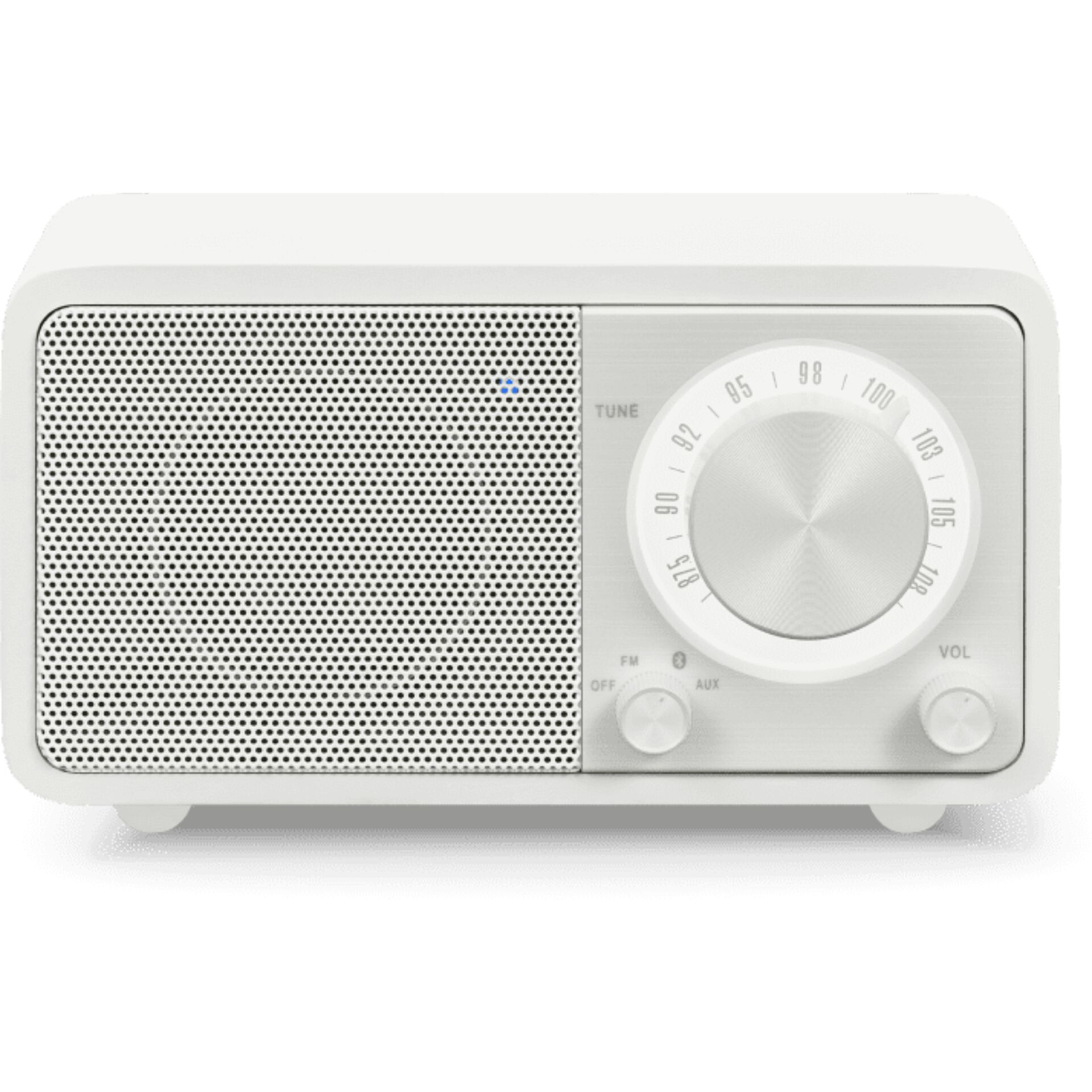 radio, retro, Knopf, Lautsprecher, weiß