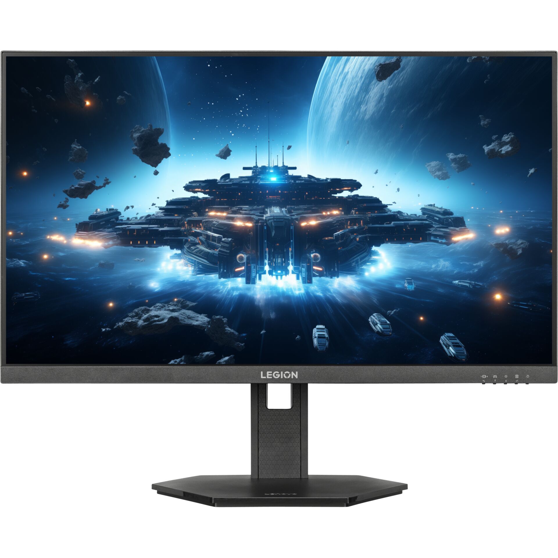 monitor, gaming monitor, LED display, stand, alien space