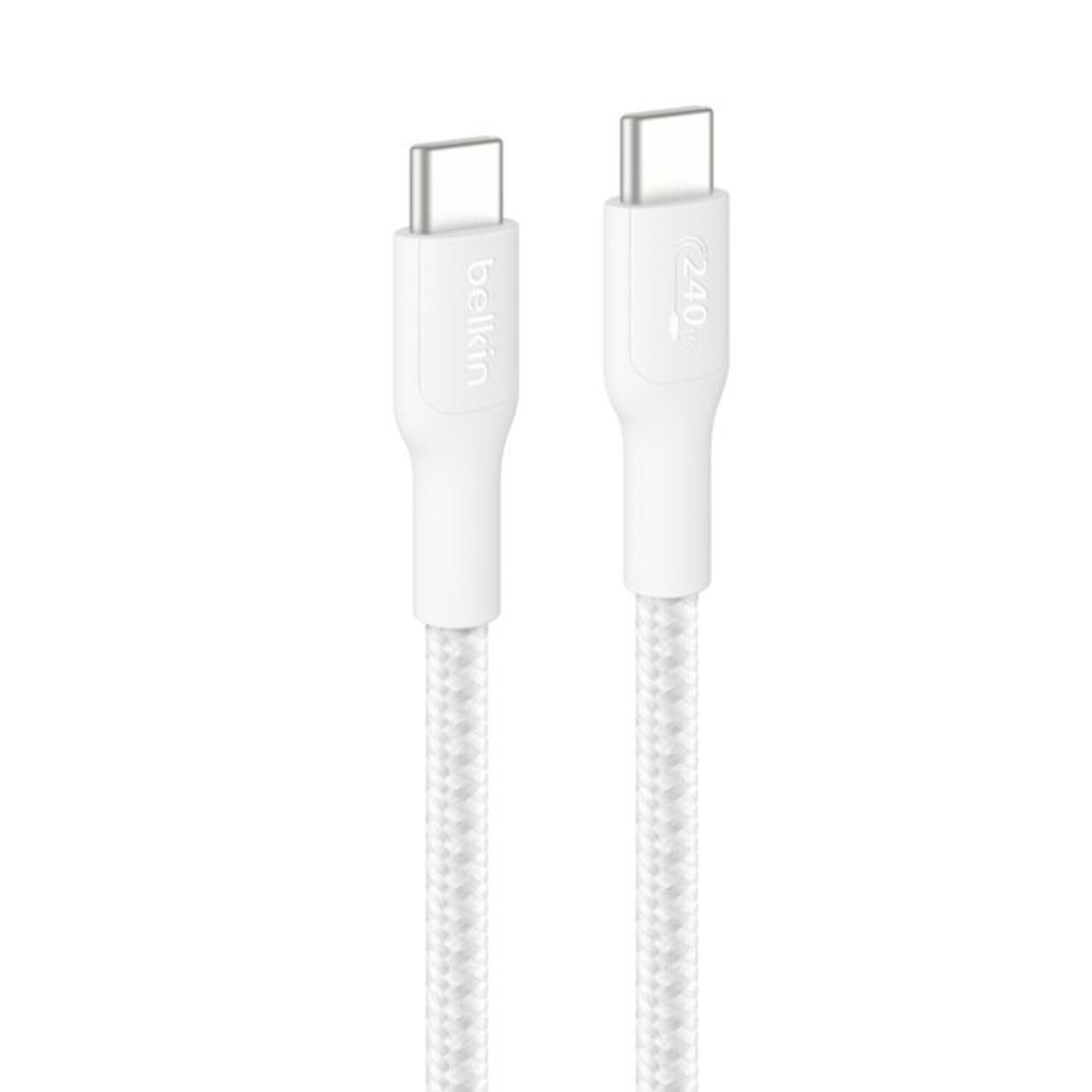 USB-C-Kabel, Braided-Kabel, Weiß, OTG-Kabel, Langlebig
