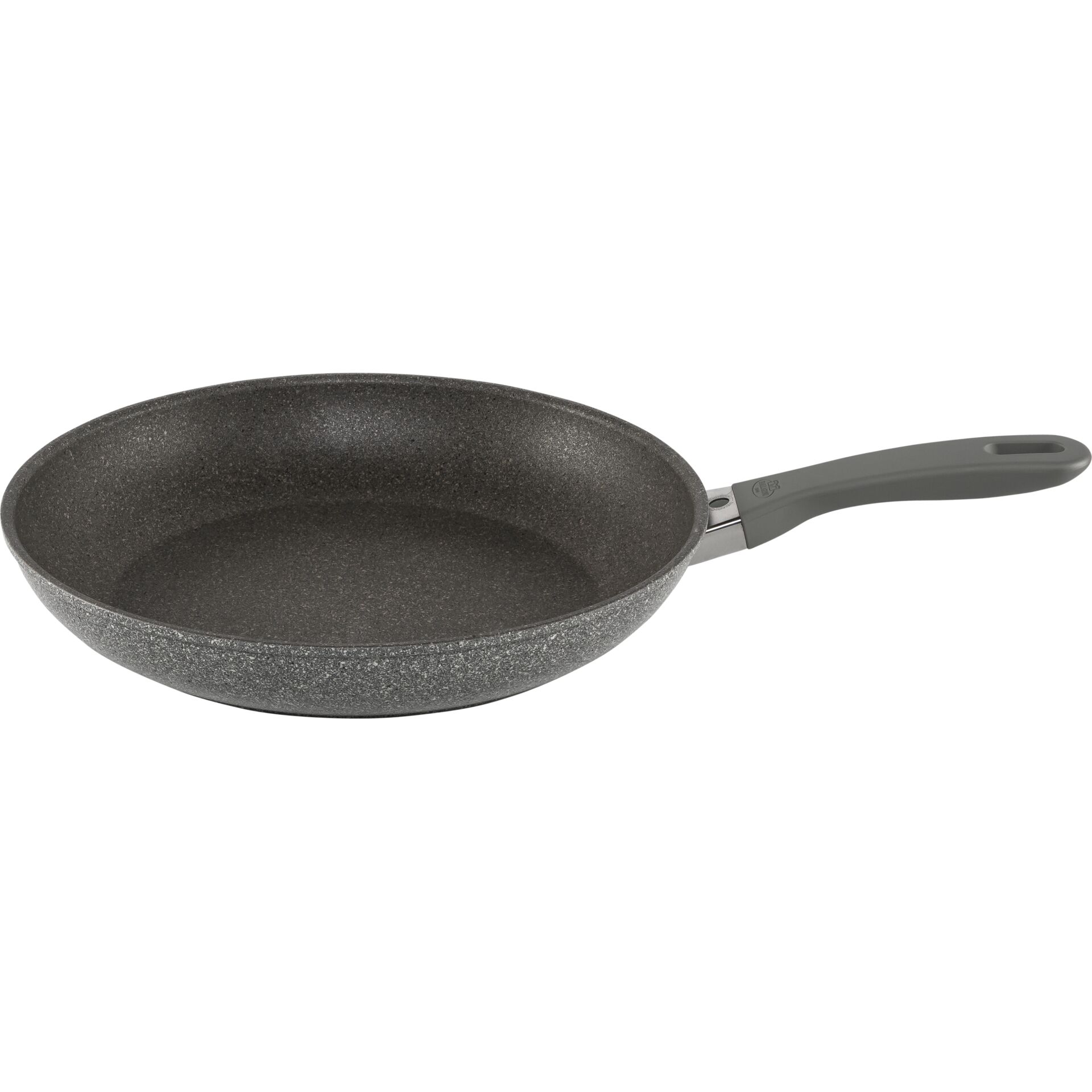 Pfanne, Antihaft, Steingutoptik, Grau, Induktionsgeeignet