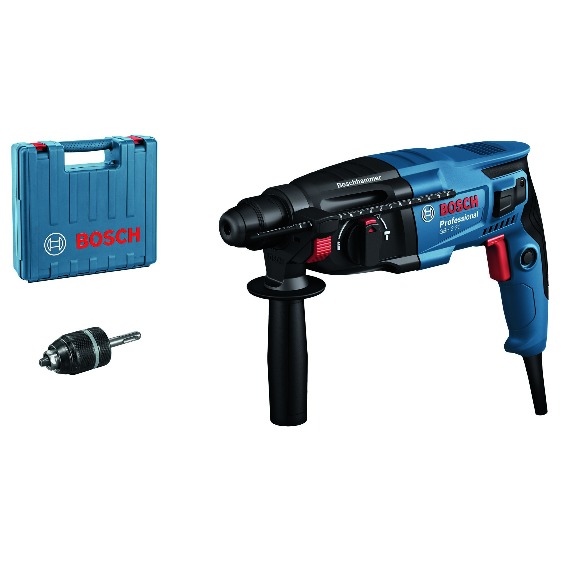 Bohrhammer, Stichsrum-Hammer, Akkuhammer, Kabelgebundener Bohrhammer, Zubehörkoffer
