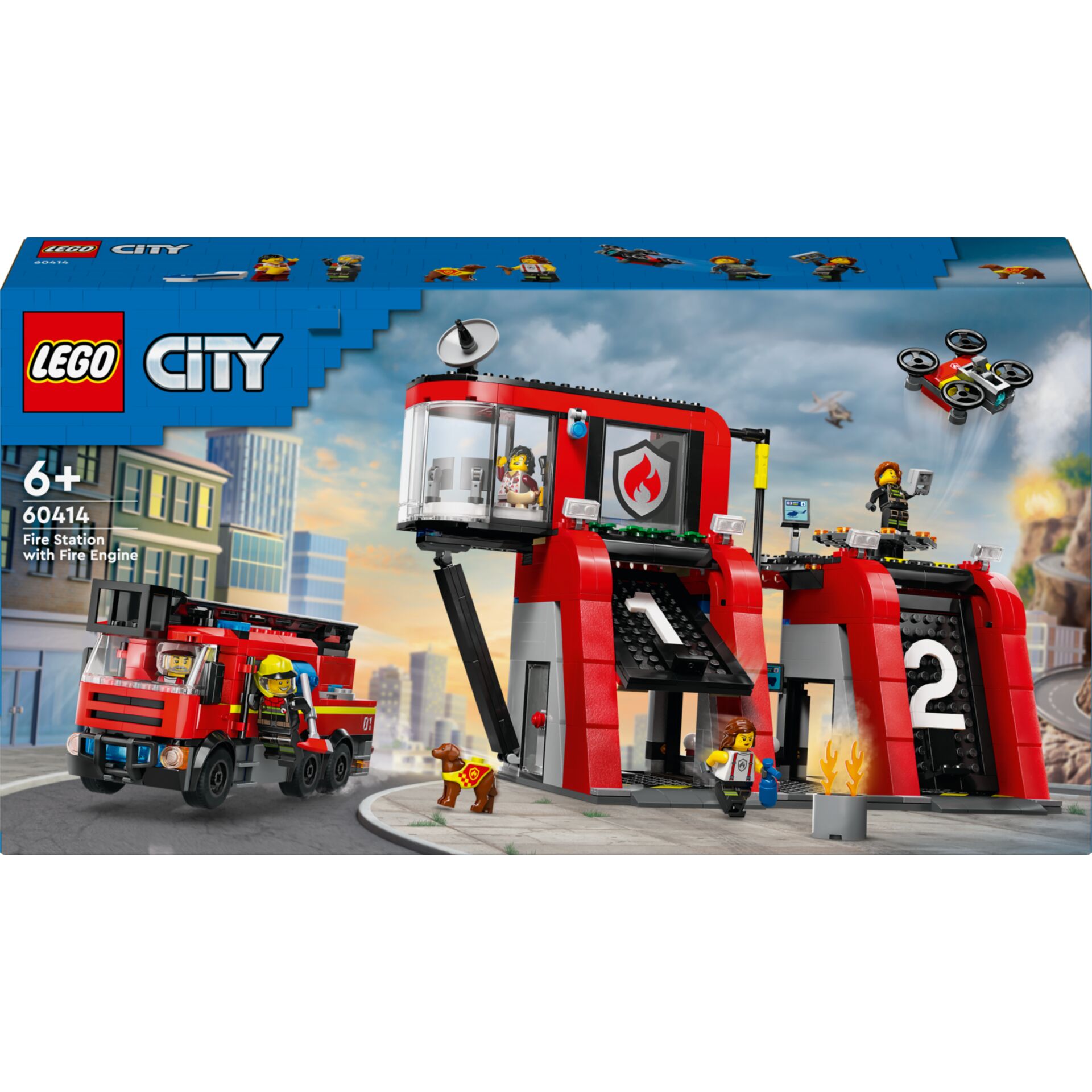 Feuerwache, Feuerwehr, Brandbekämpfung, Bausatz, LEGO City