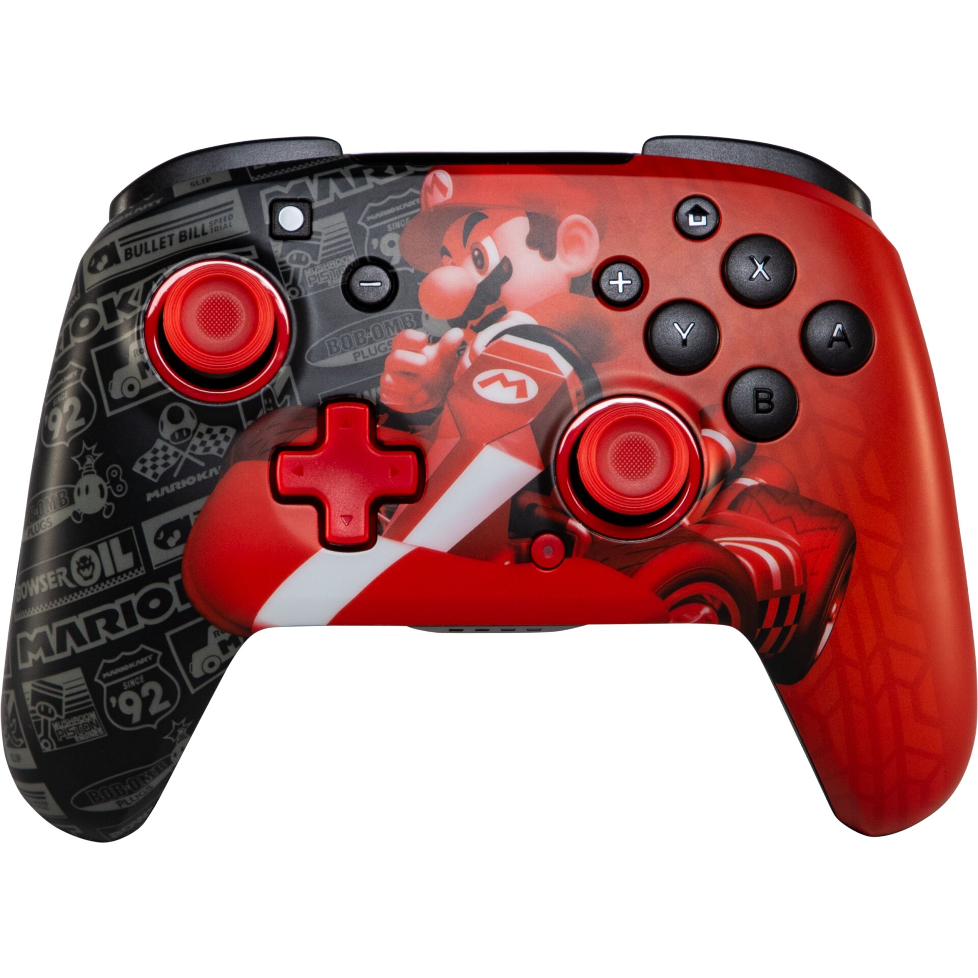 gamepad, wireless, controller, Mario, red