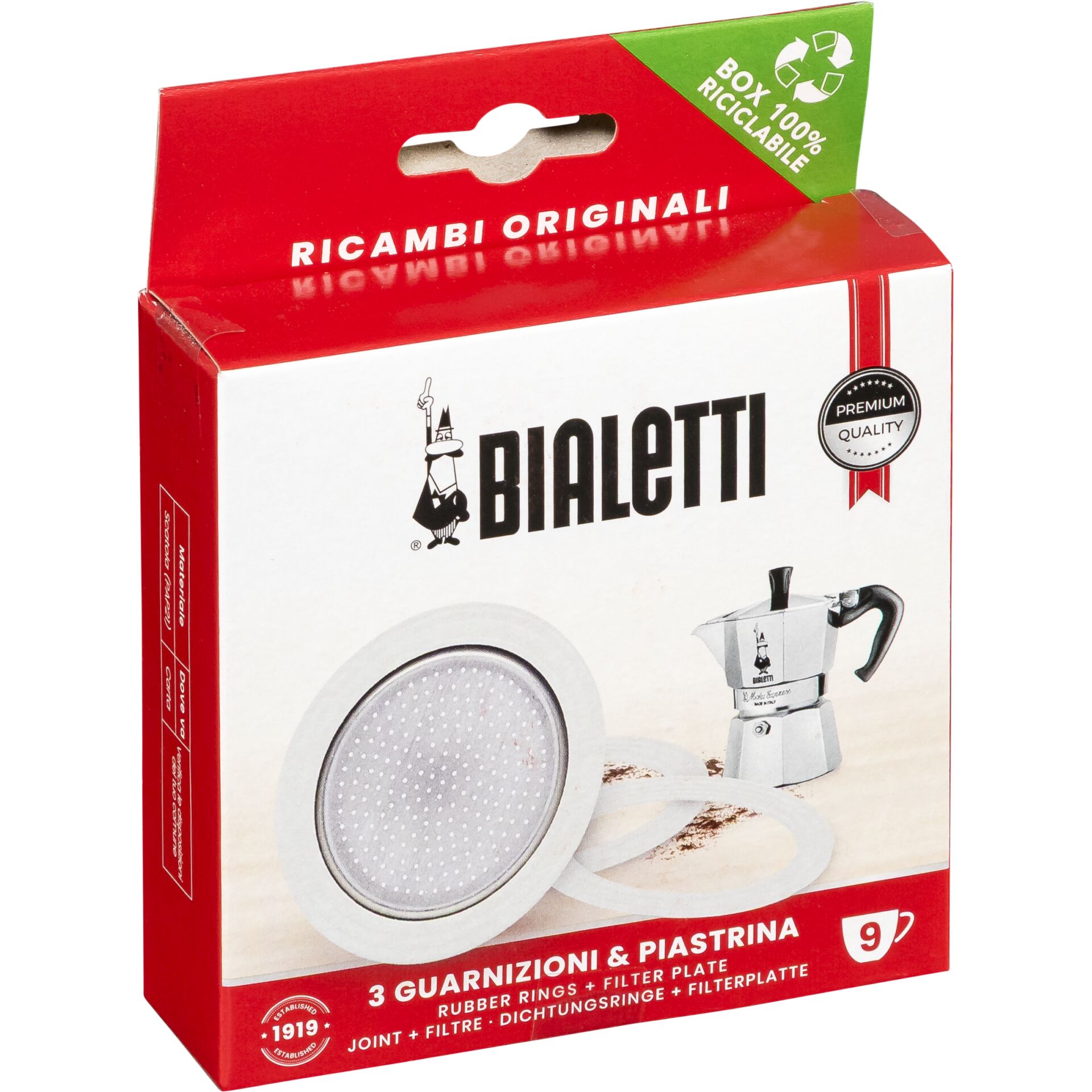 Kaffeefilter, Dampfkocher, Runder Filter, Kaffeemaschinen-Teil, Gummi-Ringe