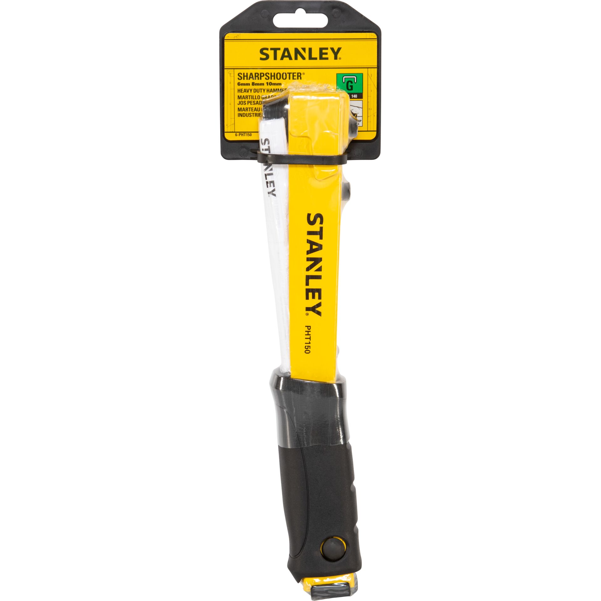 taschenmesser, hobbymesser, stahl, gelb-schwarz, griff, Hammer, Klopfhammer, Fiberglasgriff, Gelb, Stanley