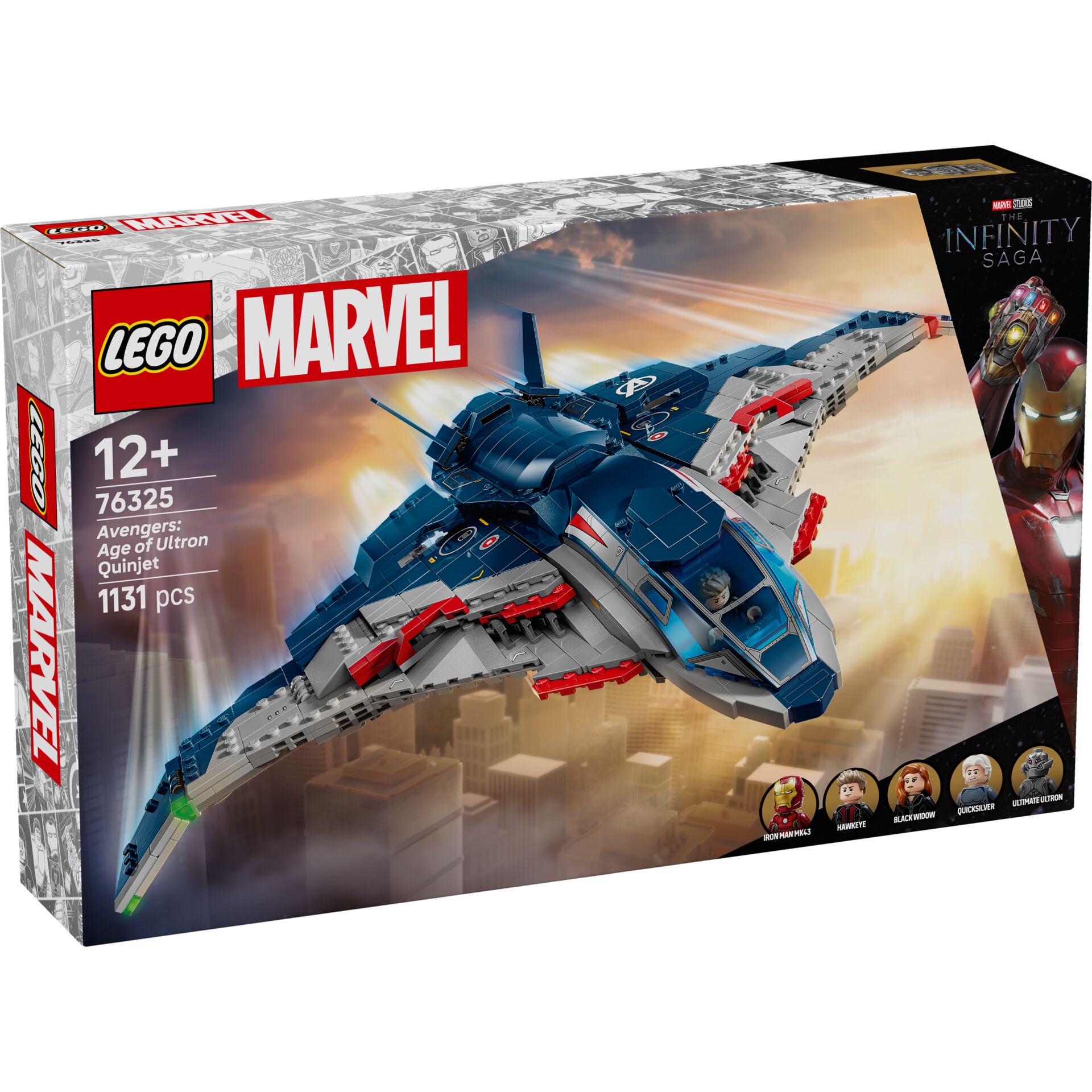LEGO, Marvel, Raumtanker, Flugzeug, 1131 Teile