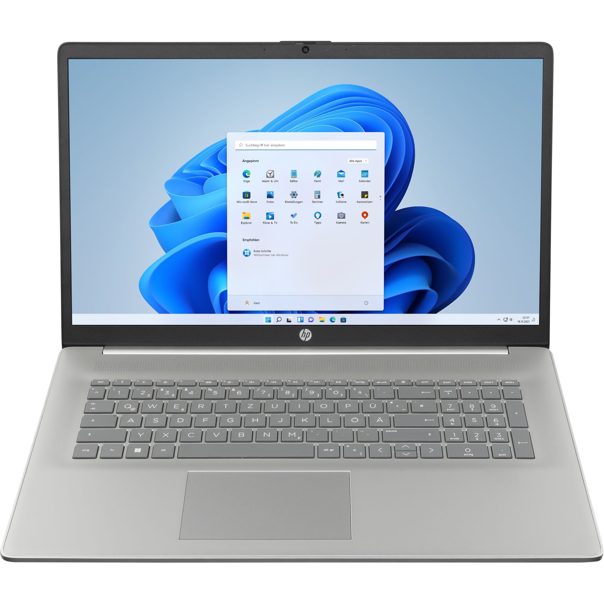 laptop, notebook, silber, Tastatur, Bildschirm-13.3"