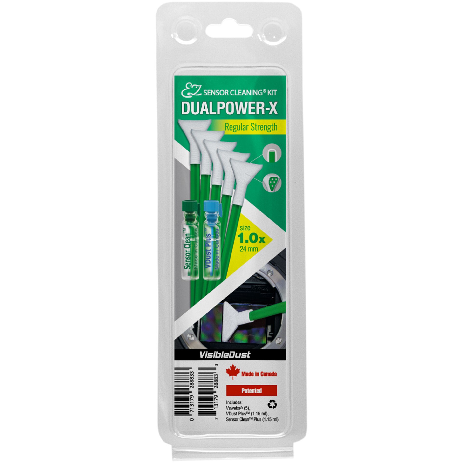 Visible Dust DUALPOWER-X 1.0x  Regular Strength MXD100 Green