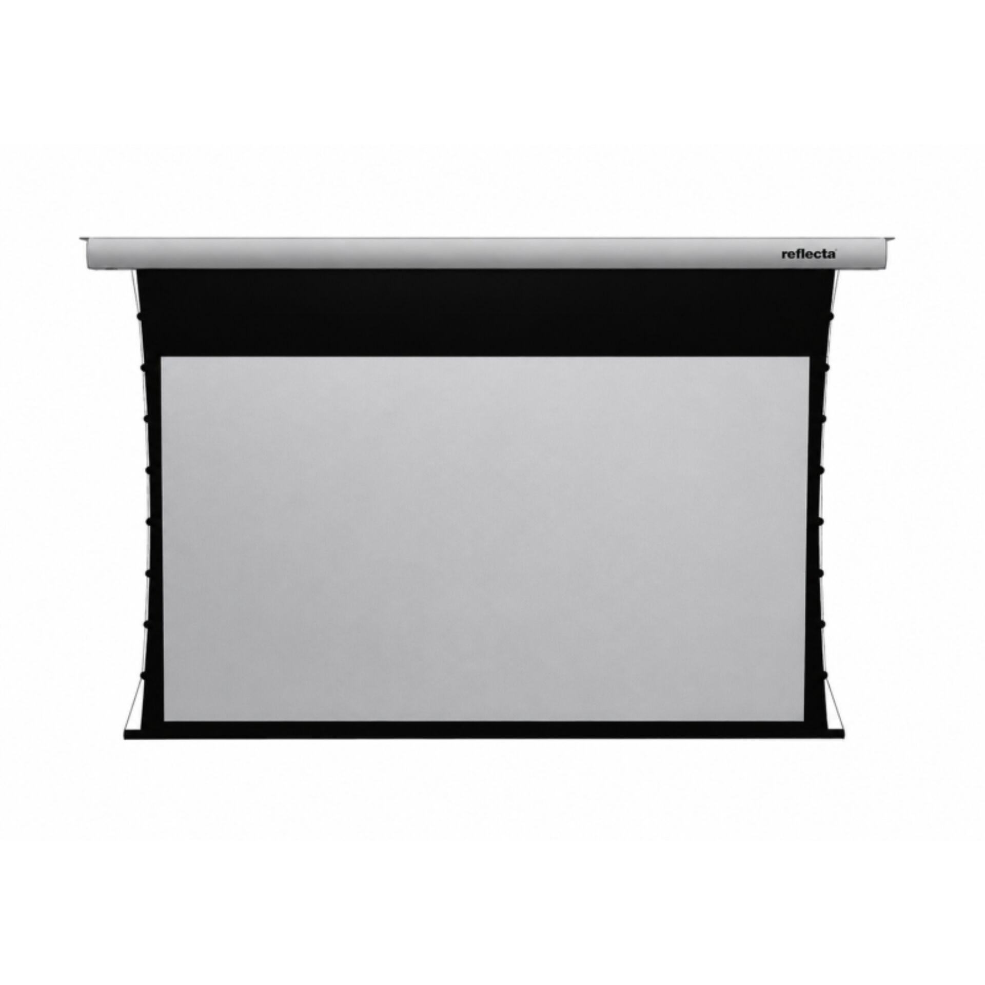 projektor, projektorleinwand, weiß, rahmen, reflexta