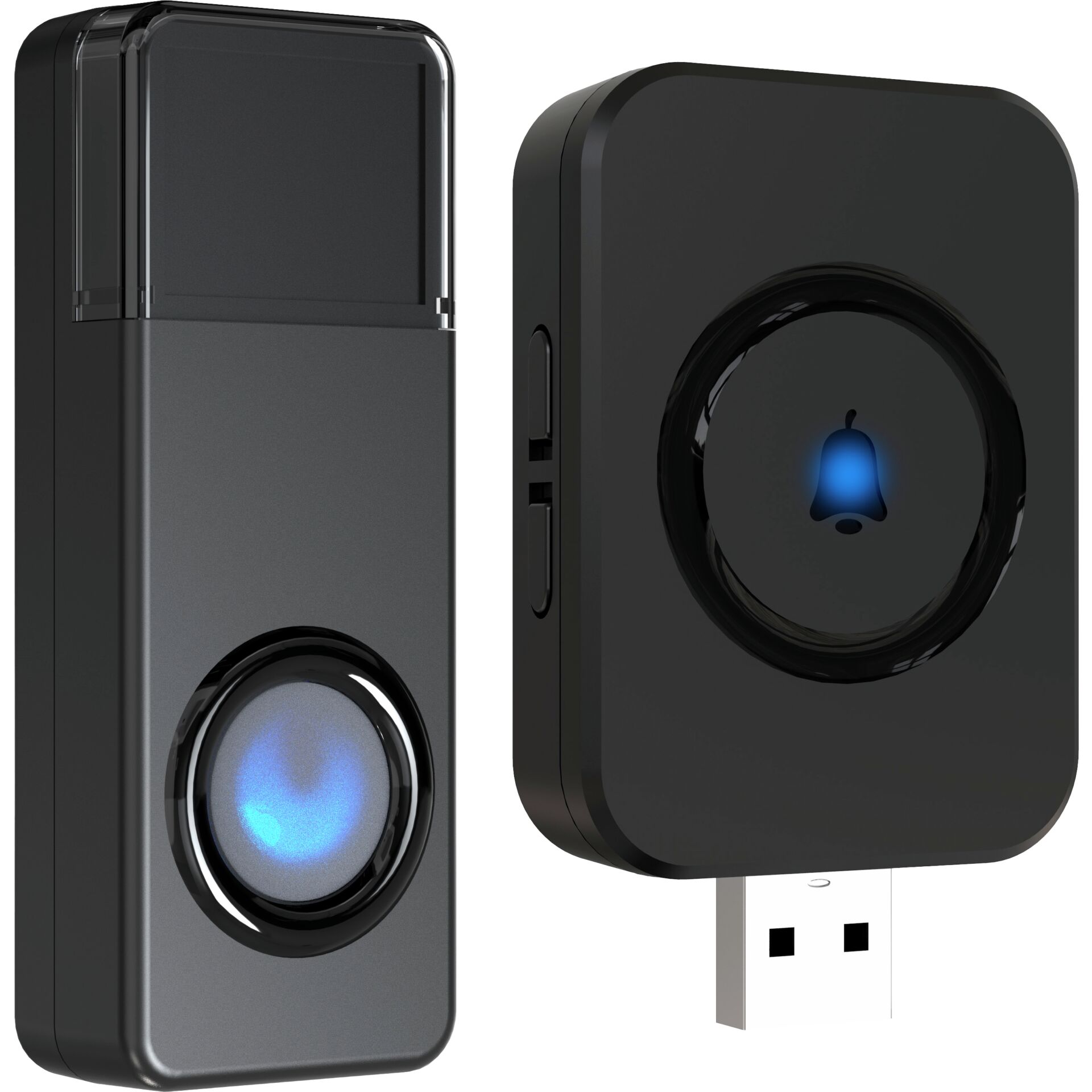 Türklingel, Smarte Klingel, Drahtlose Klingel, Benachrichtigungsgerät, USB-Klingel