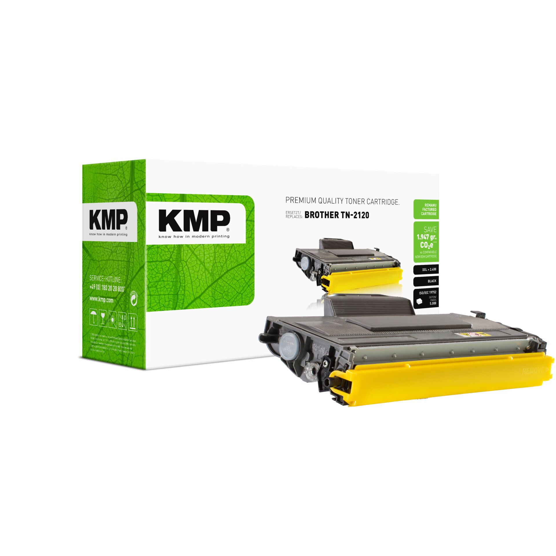 Maschine, Computerausrüstung, Elektronik, Hardware, Tonerpatrone, Kompaktbox, Gelb, KMP, TN-2120