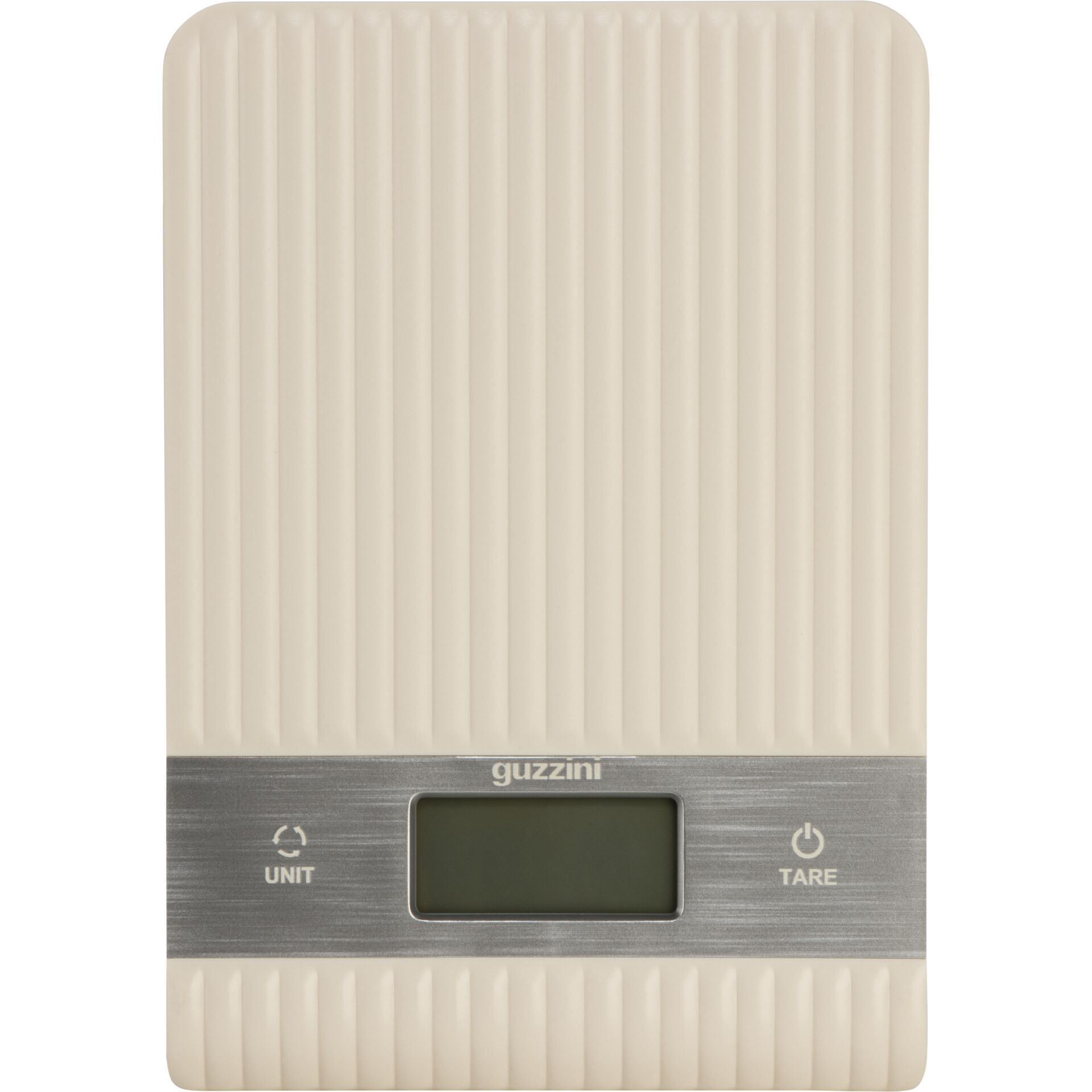 Küchenwaage, Digitalwaage, Kunststoff, Beige, Display