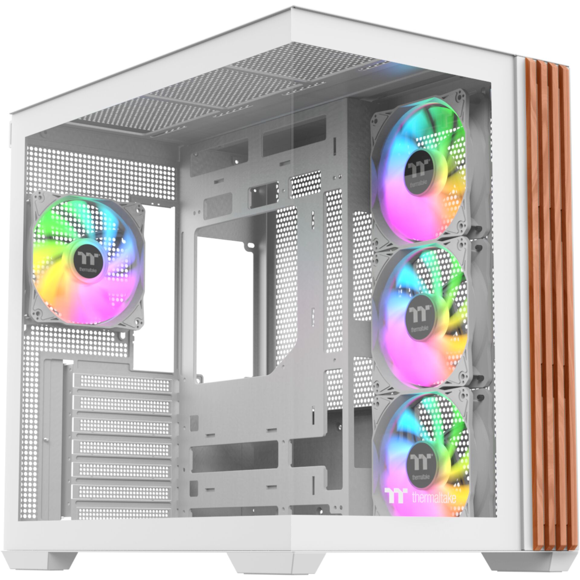 PC-Gehäuse, RGB-Lüfter, Mid-Tower, Mesh-Blende, transparente Seitenteil