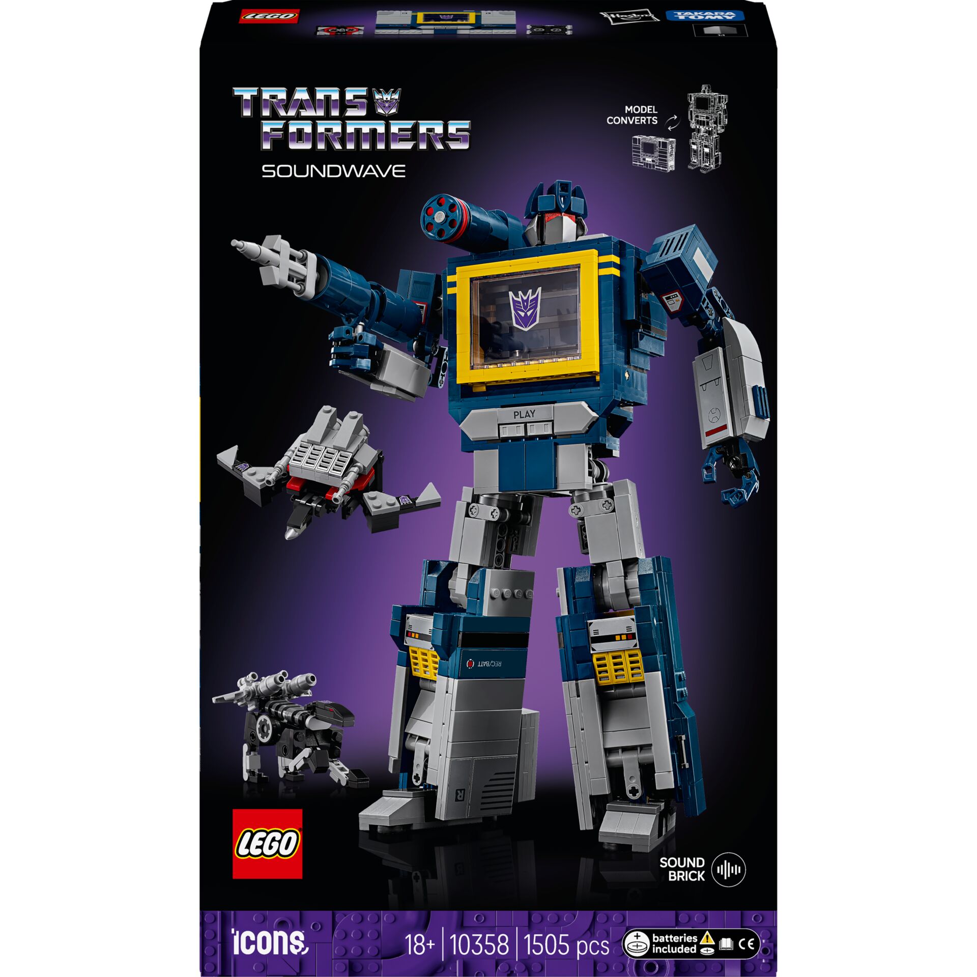 LEGO, Transformer, Soundwave, Roboter, Spielzeug