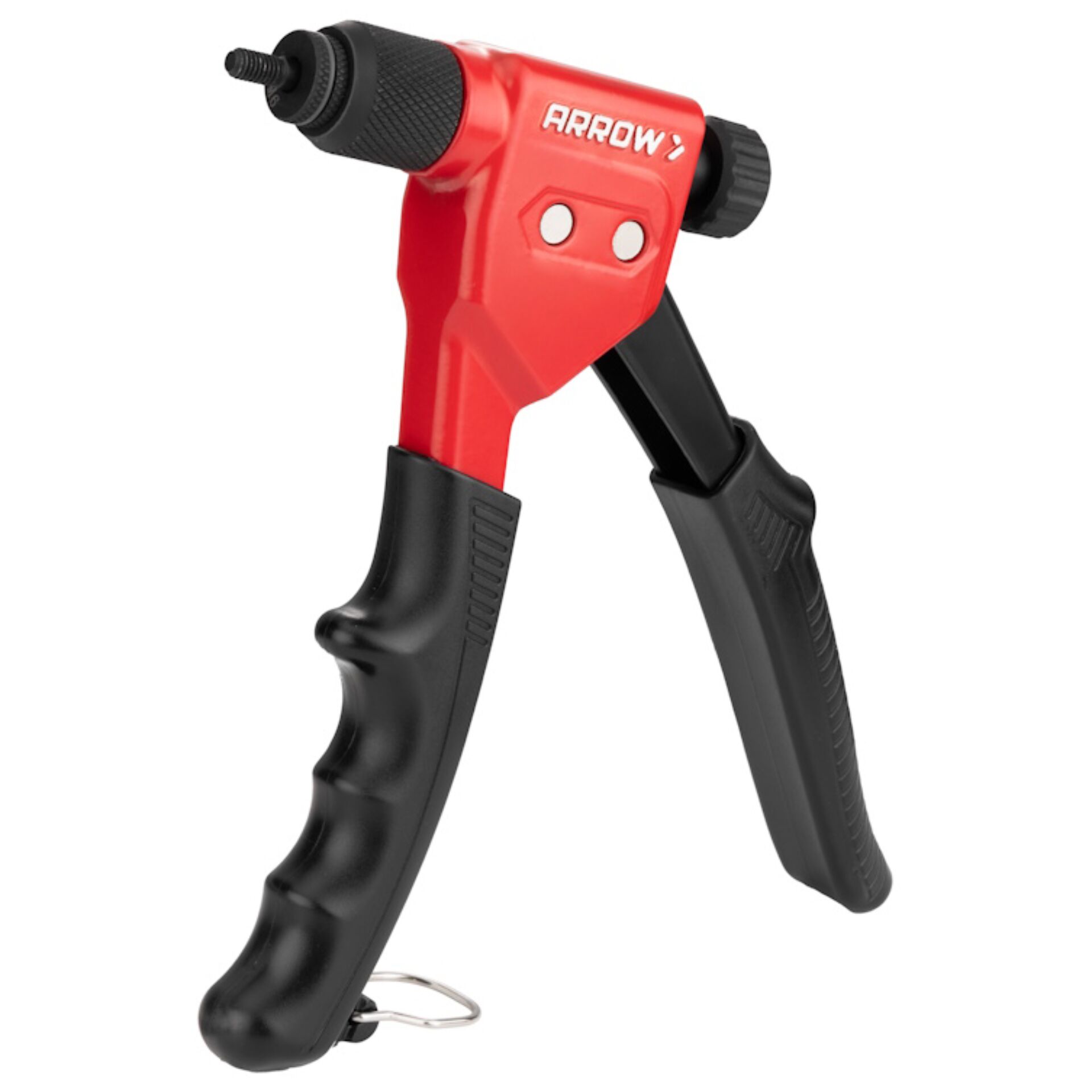 Drucksprühpistole, Kammerpumpe, Rot-Schwarz, Griff, Trigger