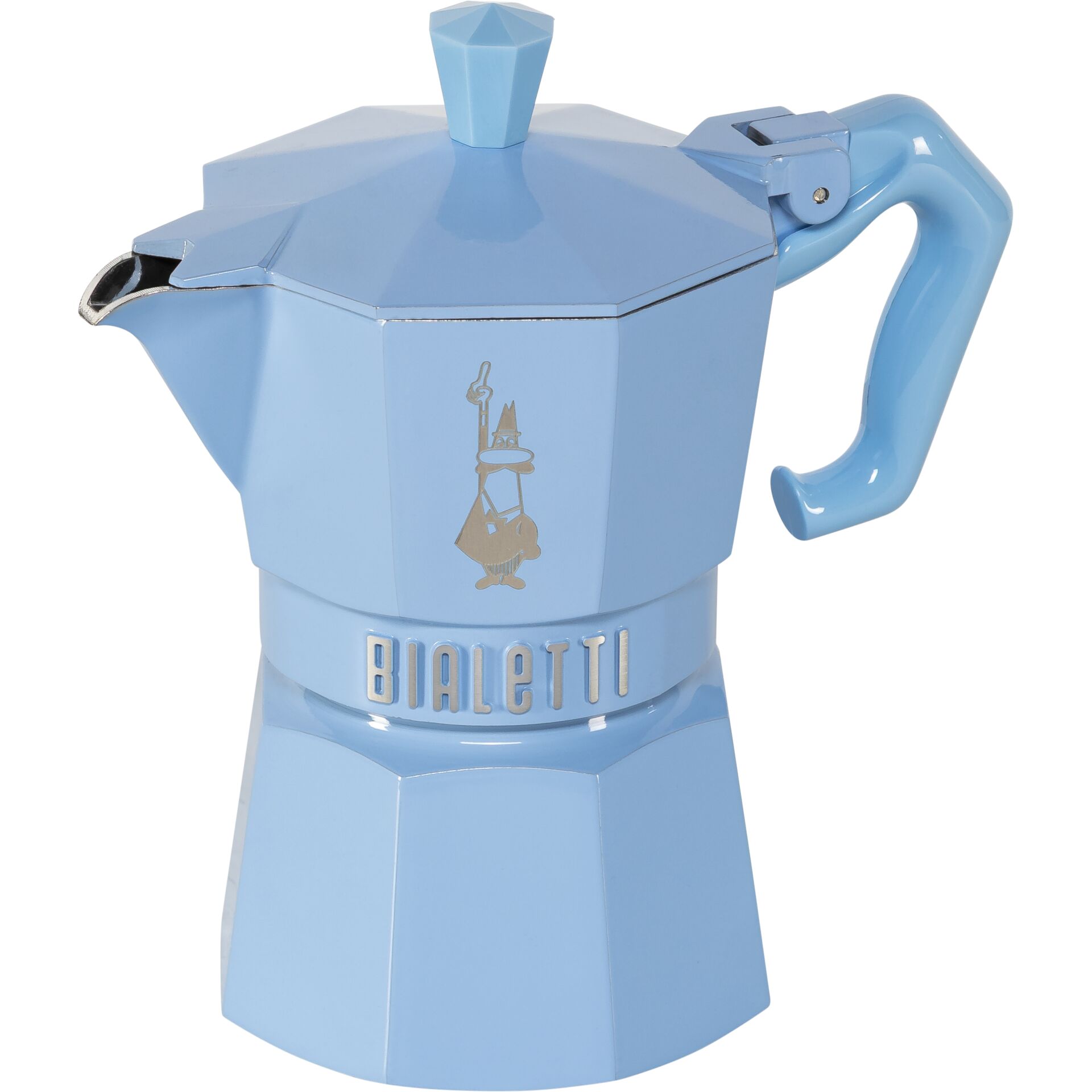 Kaffeemok a,  Met al l, Blau, Bialetti, Kunststoff?