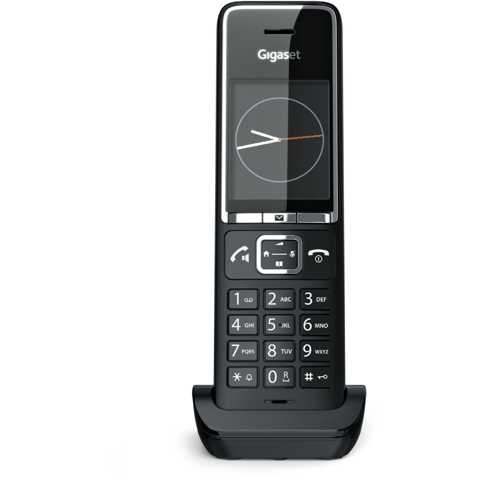 Funktelefon, DECT, Schwarz, Kabelloses Telefon, Basisstation