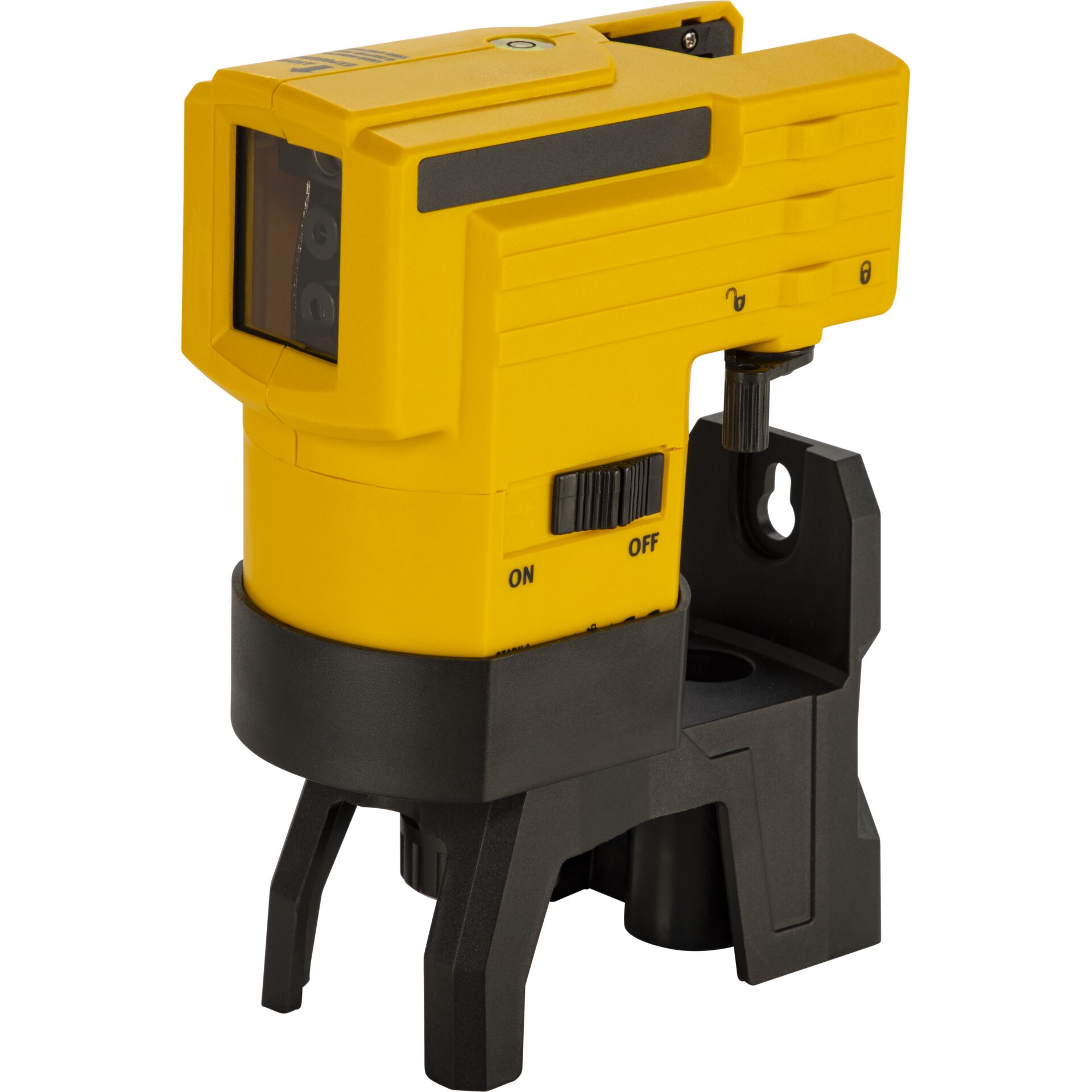 Laserrotator, Vermessungsgerät, Gelbes Gerät, Stativmontage, Ein/Aus-Schalter