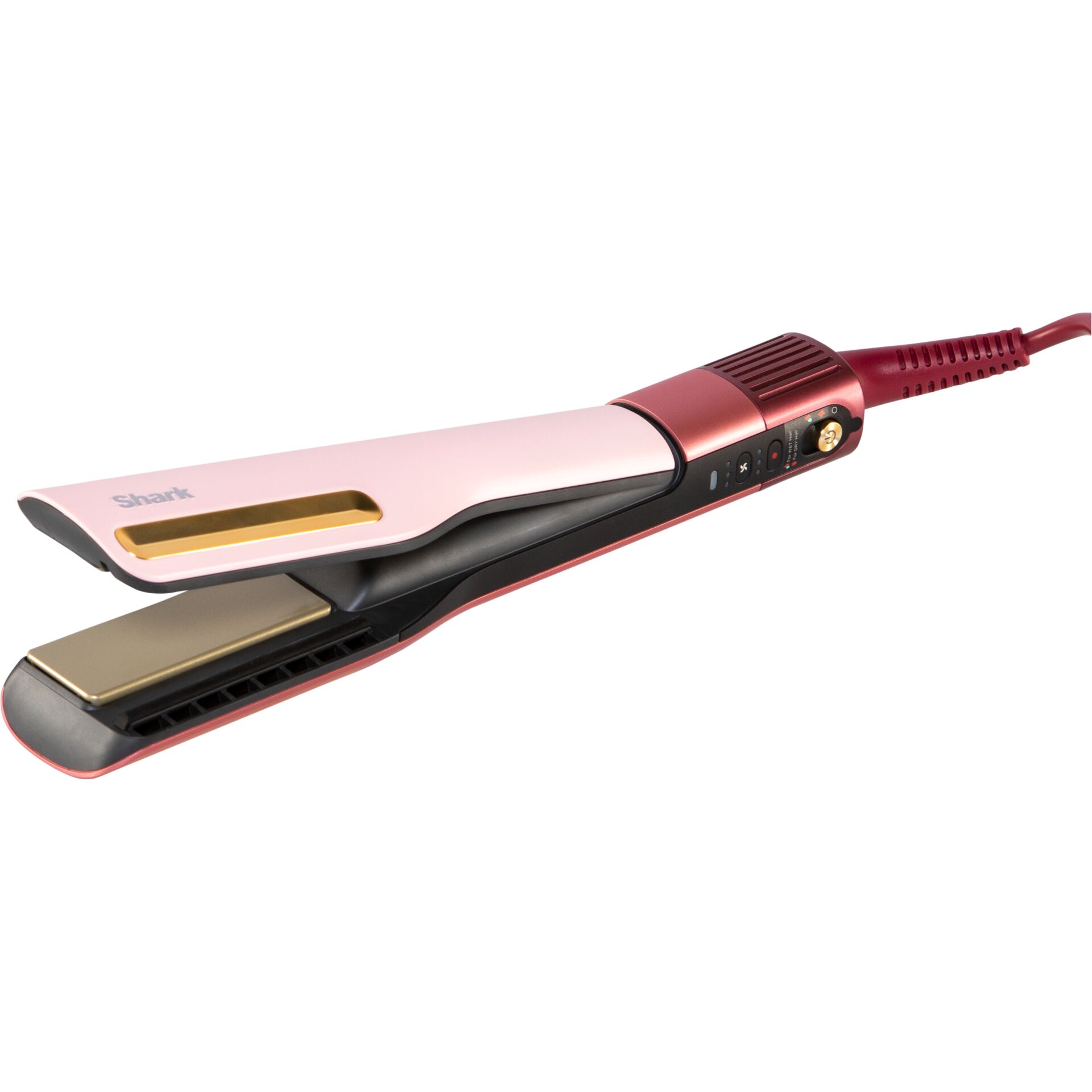 Glätteisen, Stylinggerät, Haarglätter, Keramikplatten, Rot?