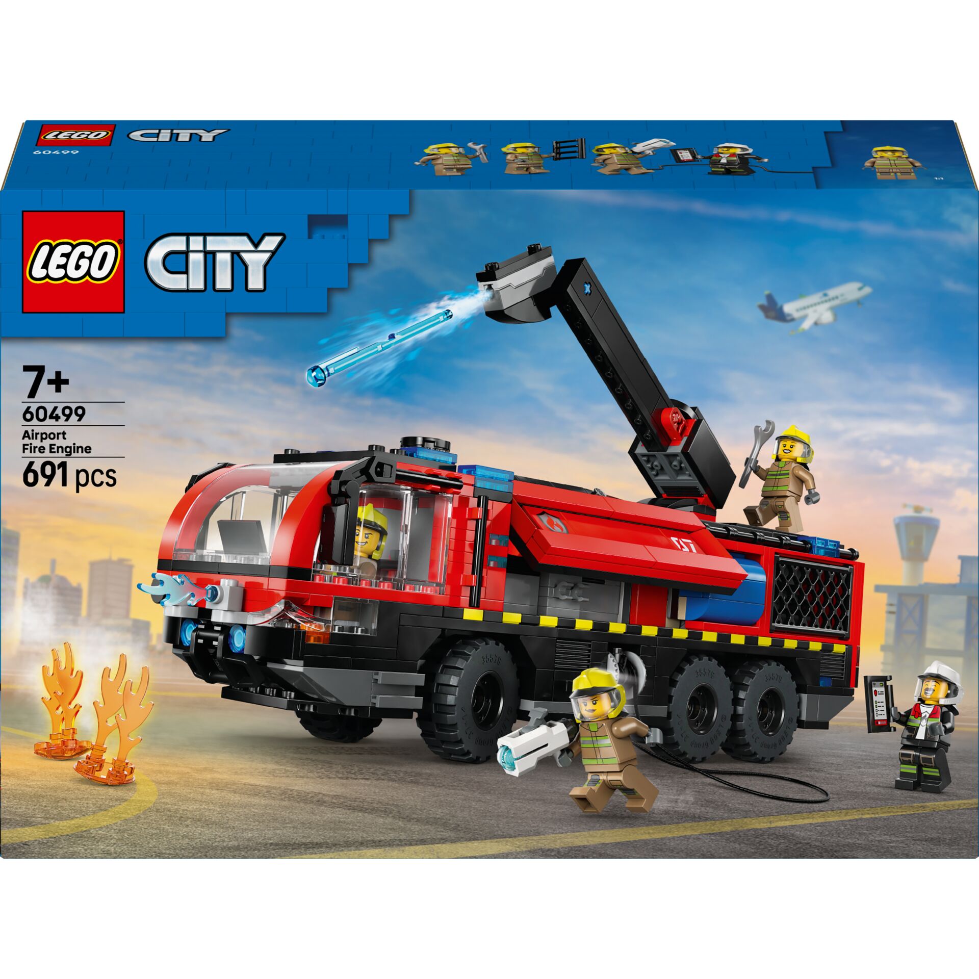 Feuerwehrwagen, LEGO City, Feuerwehrauto, Werkzeug, Figuren