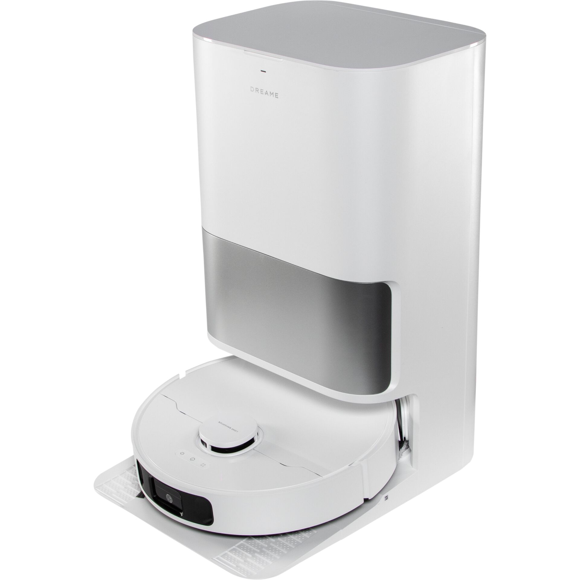 Robotik-Saugroboter, Wisch-Saugroboter, Saugroboter, Induktionsladegerät, White Aluminium
