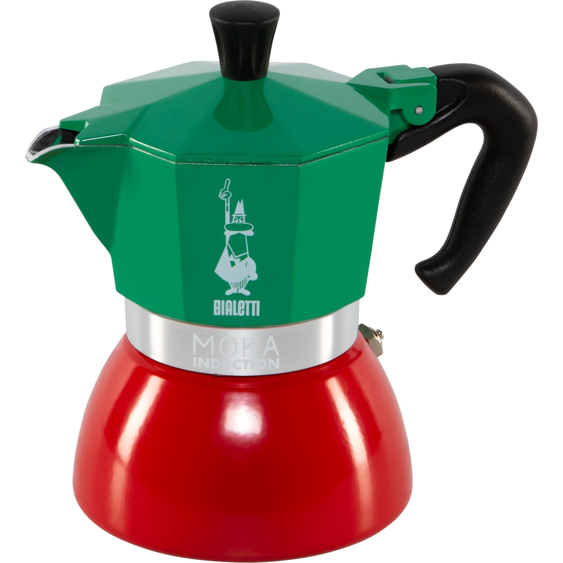Kaffee Kanne, Induktion, Induktionskochfeld, Grün, Rot