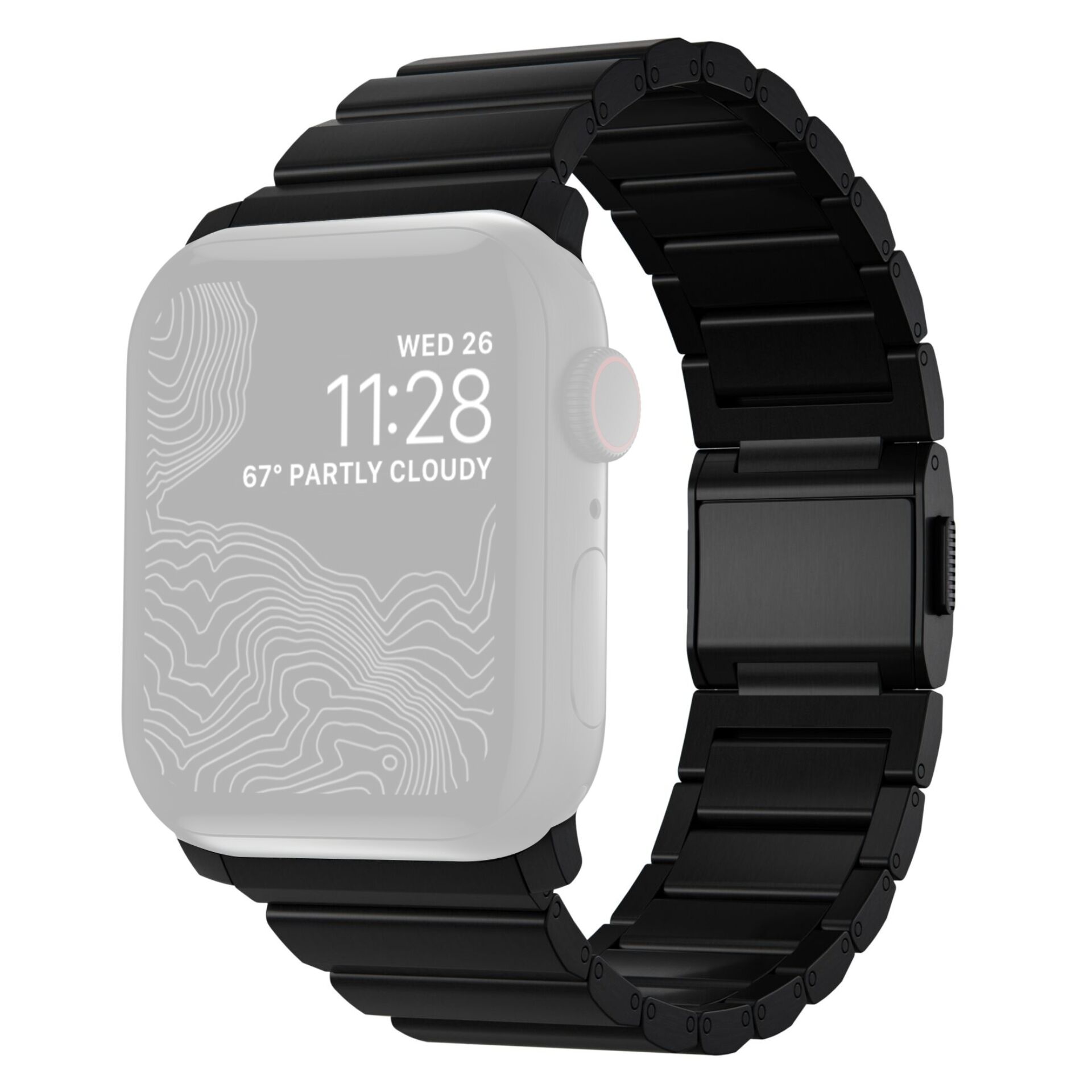 Armbanduhr, Arm, Körperteil, Person, Elektronik, Smartwatch, Metallband, Schwarz, Digitalanzeige, Touchscreen