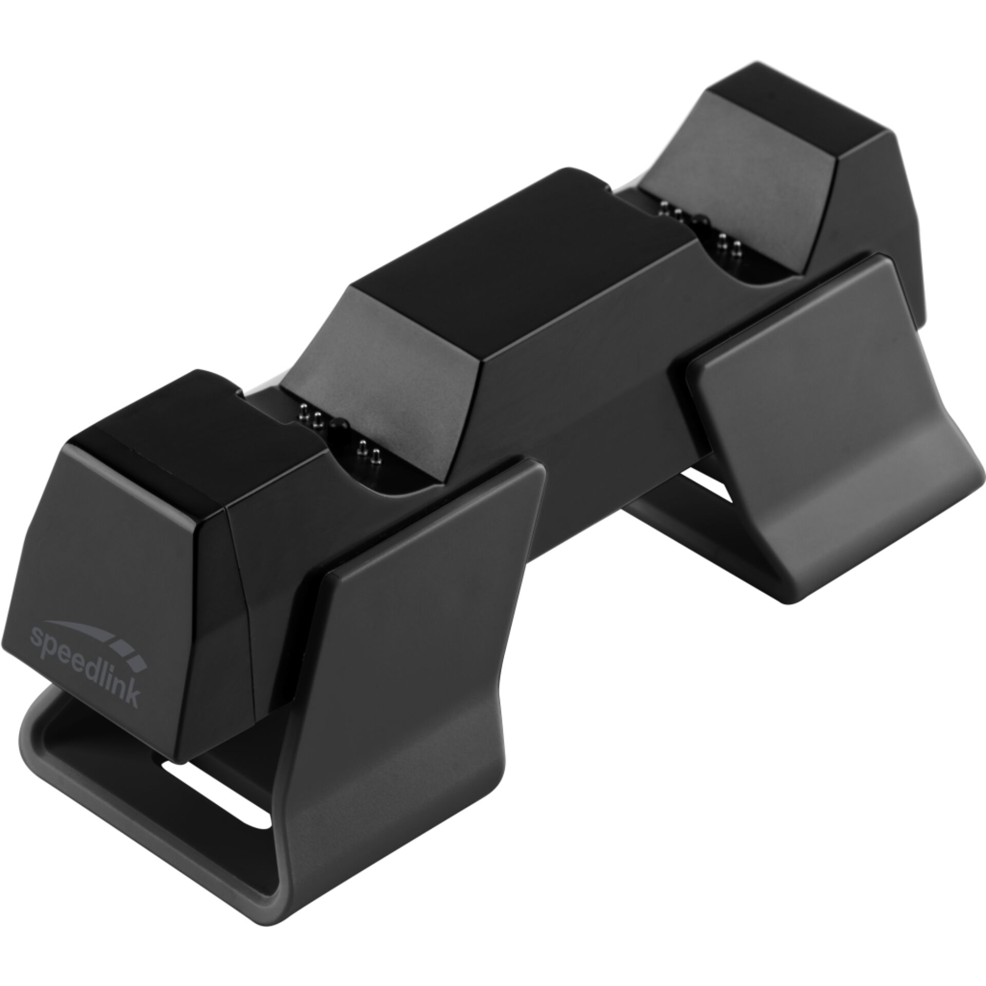 Schwenkbare Scharnier, Speedlink Zubehör, USB-Hub Clip, Schwarzer Kunststoff, Kabelmanagement