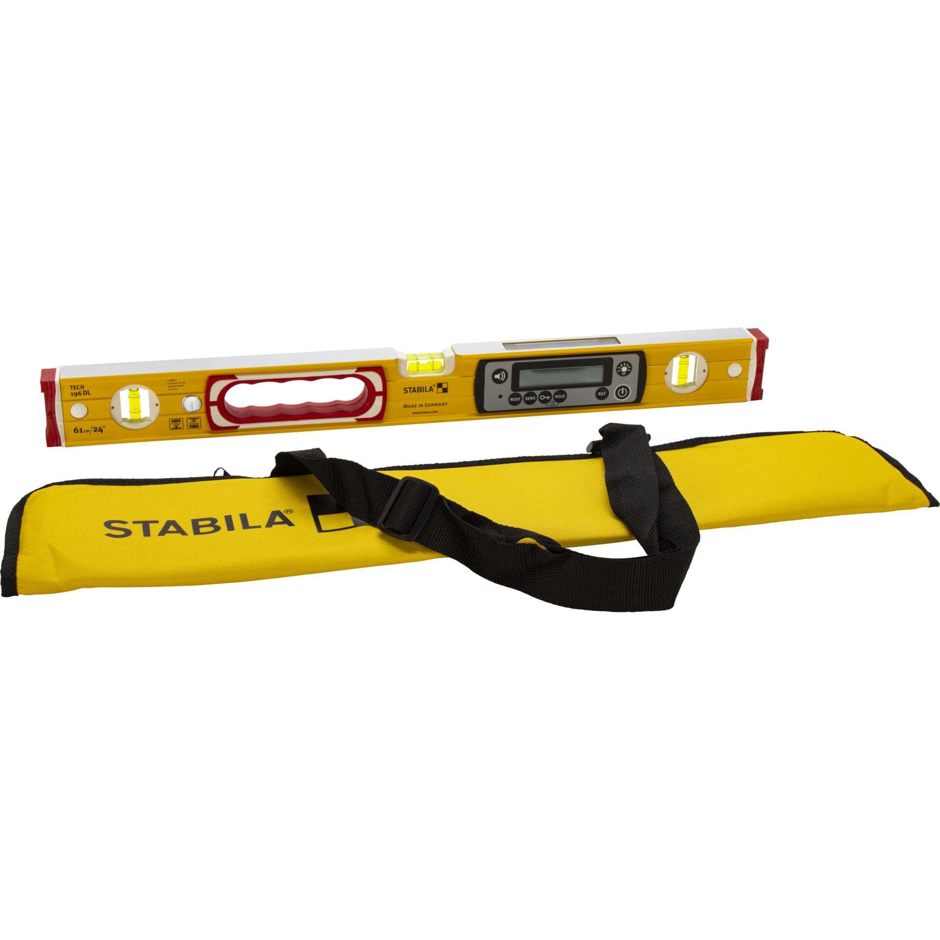 Level, Wasserwaage, Laser, Stabila, Gelb, Werkzeugtasche