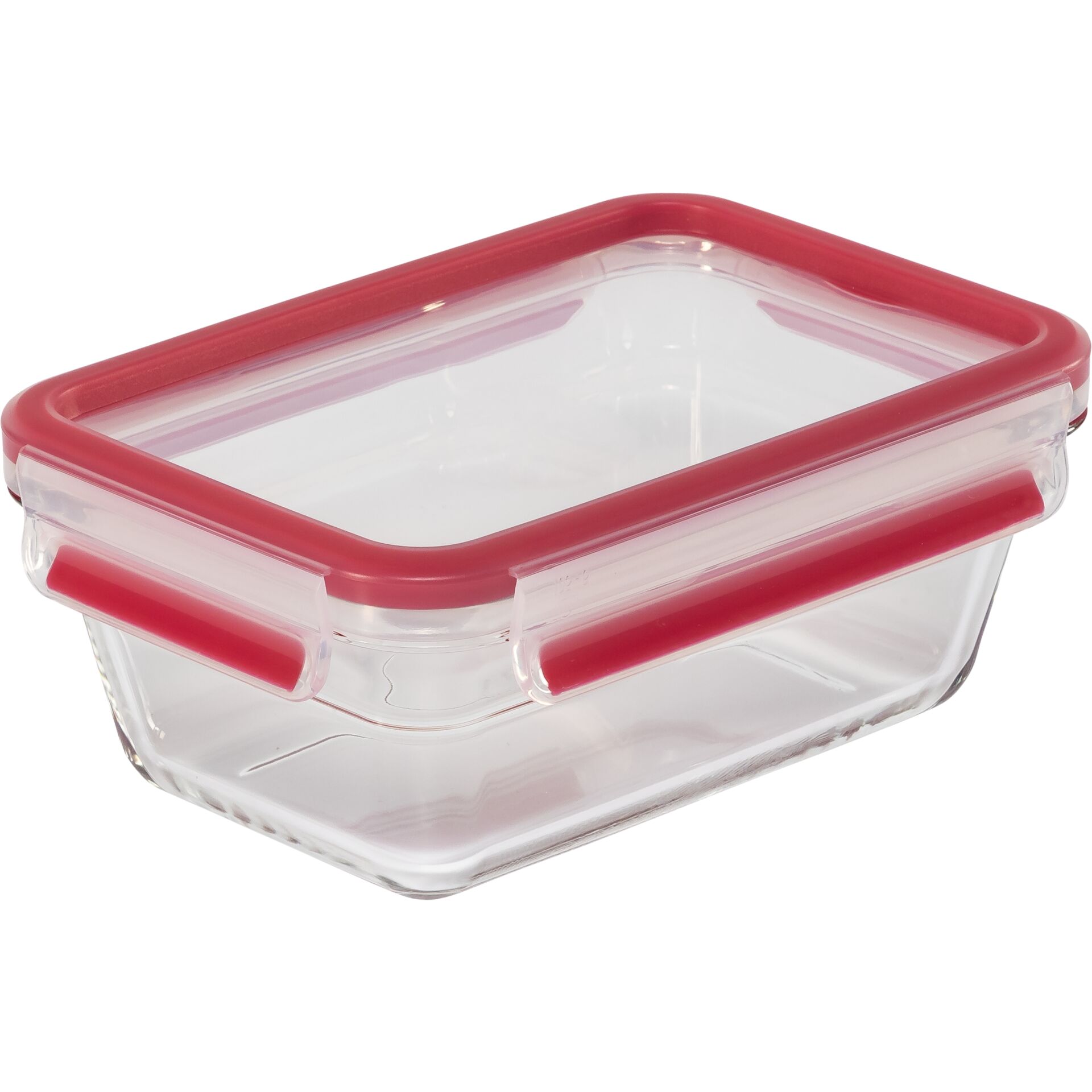 Emsa Clip&Close Glass  Vorratsdose 850 ml Glas Rot