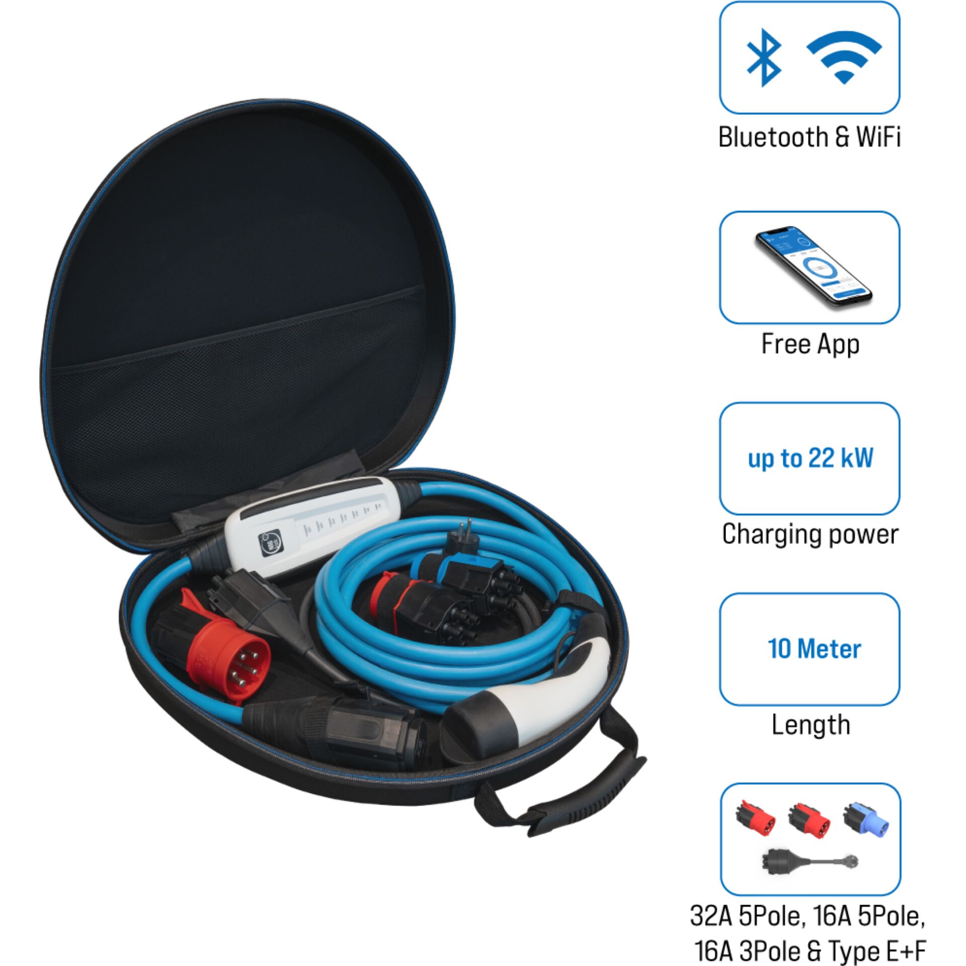 Elektrisches Gerät, Mikrophon, elektrischer fahrzeuglader, ladekabel, 10 meter, bluetooth wifi, laden kit