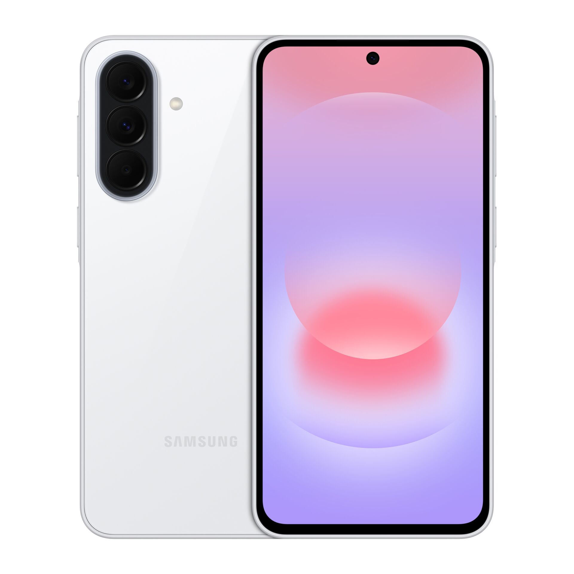 Smartphone, Triple camera, Weiß, Punch-Hole-Display, Kabelloses Laden