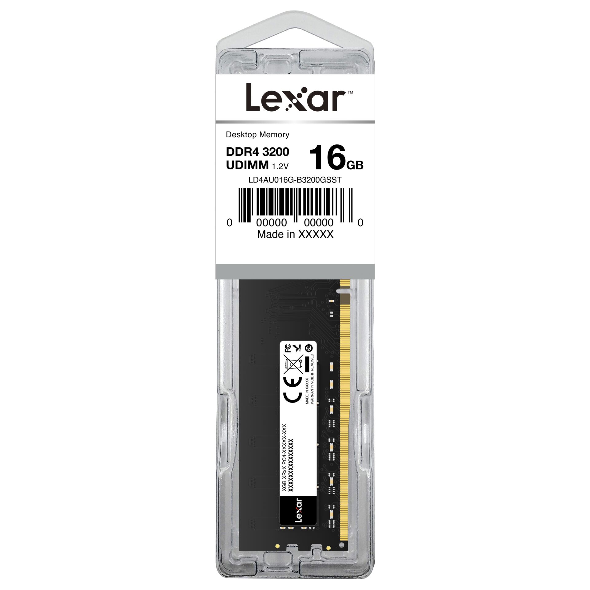 DDR4, 16GB, RAM, Desktop-Speicher, UDIMM