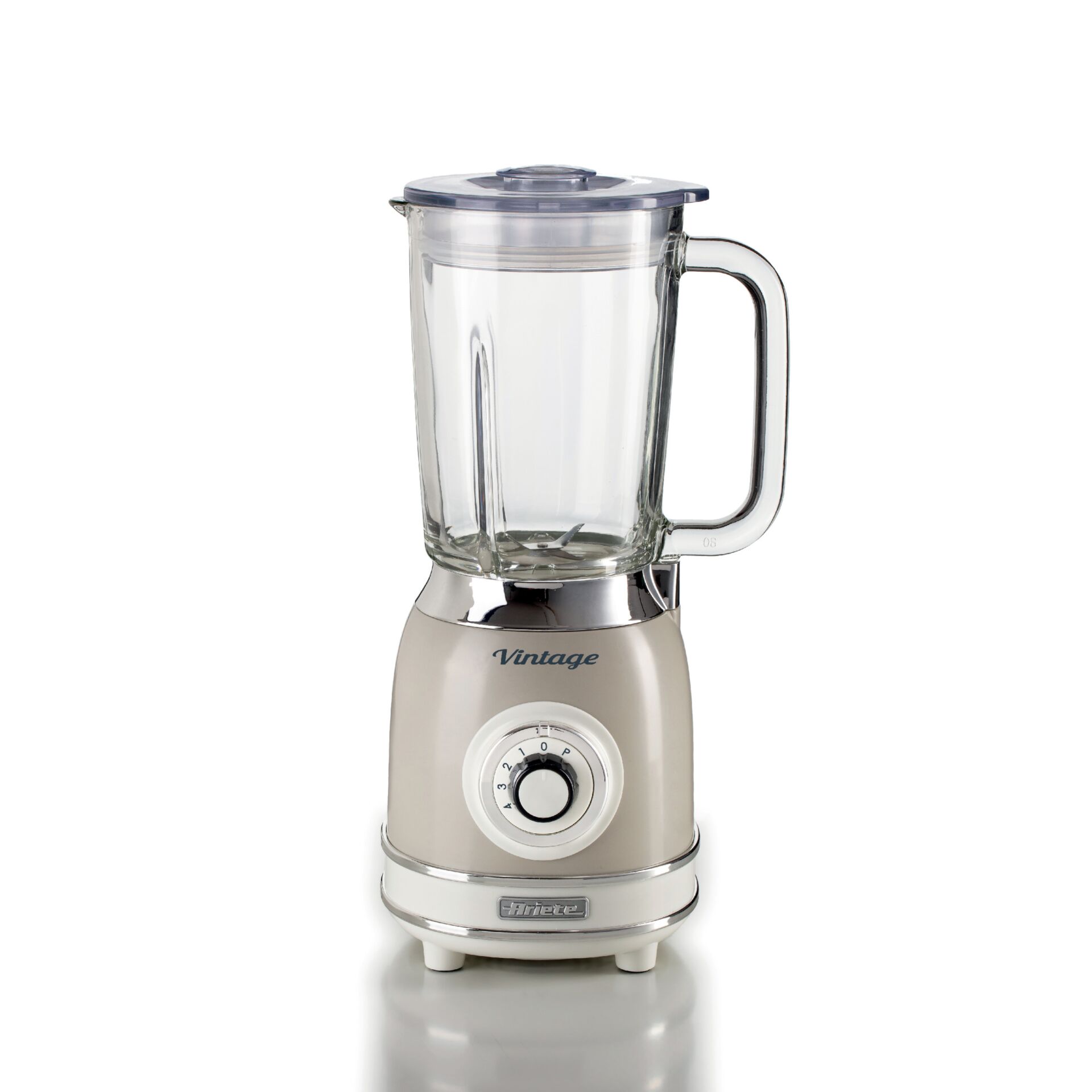 Blender, Glasbehälter, metallisch, Küchenmaschine, Schalter/Knopf