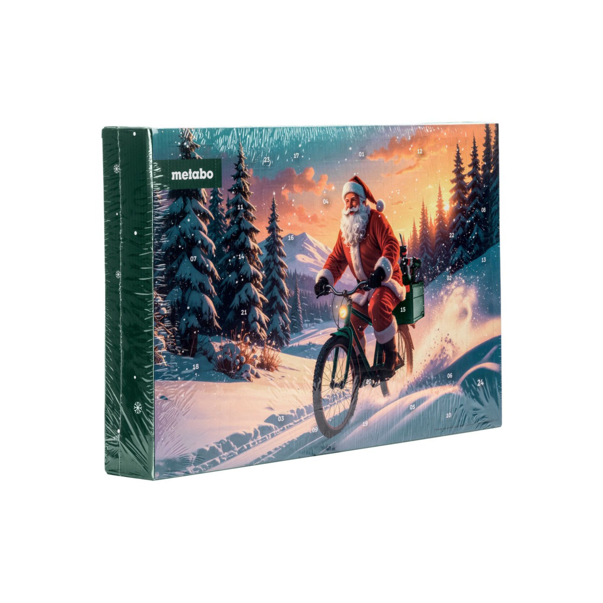 Adventskalender,  Kalender,  Weihnachtsmotiv,  Santa,  Fahrrad