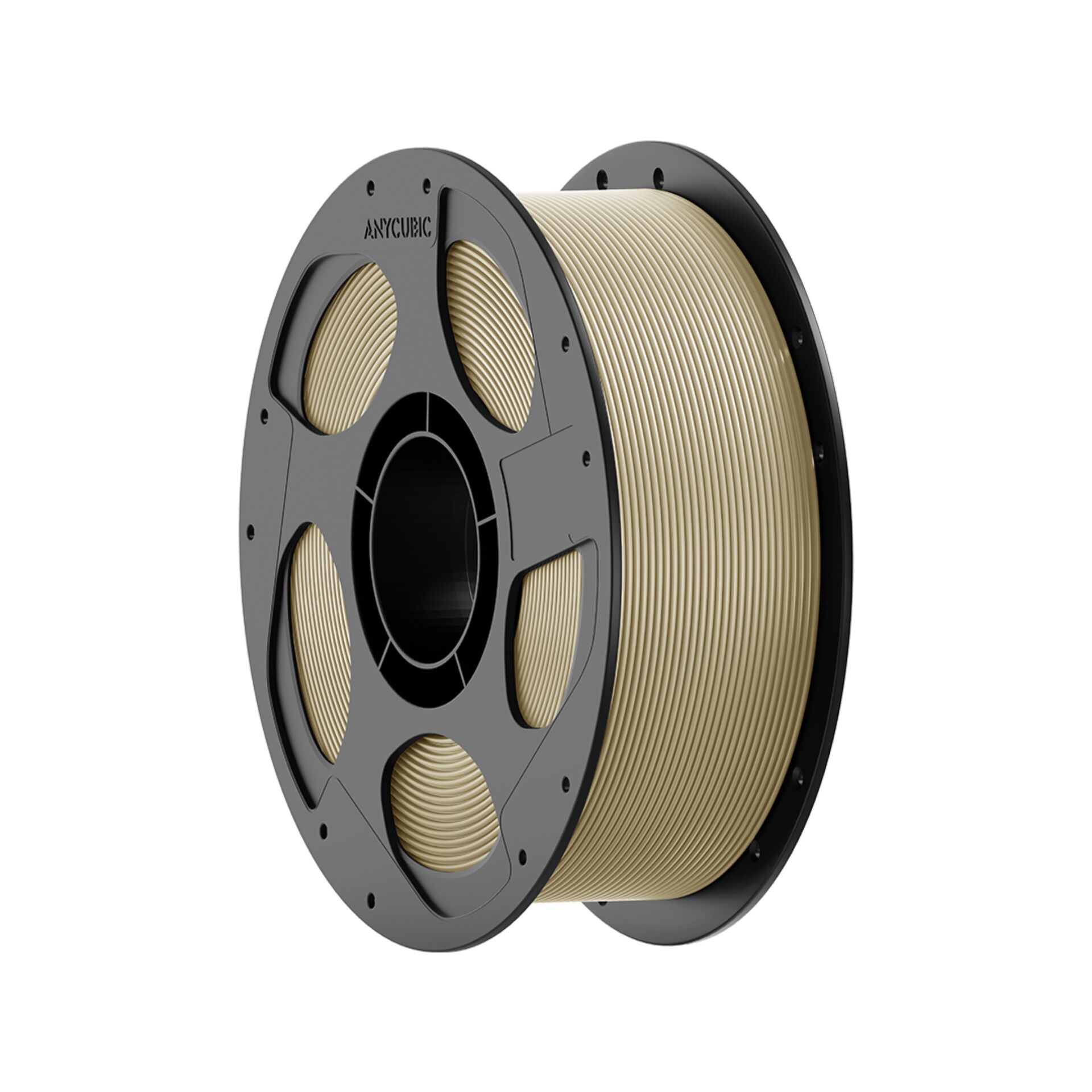 3D-Druck Filament, PLA Filament, Beige Farbe, Spule, Filamentrolle