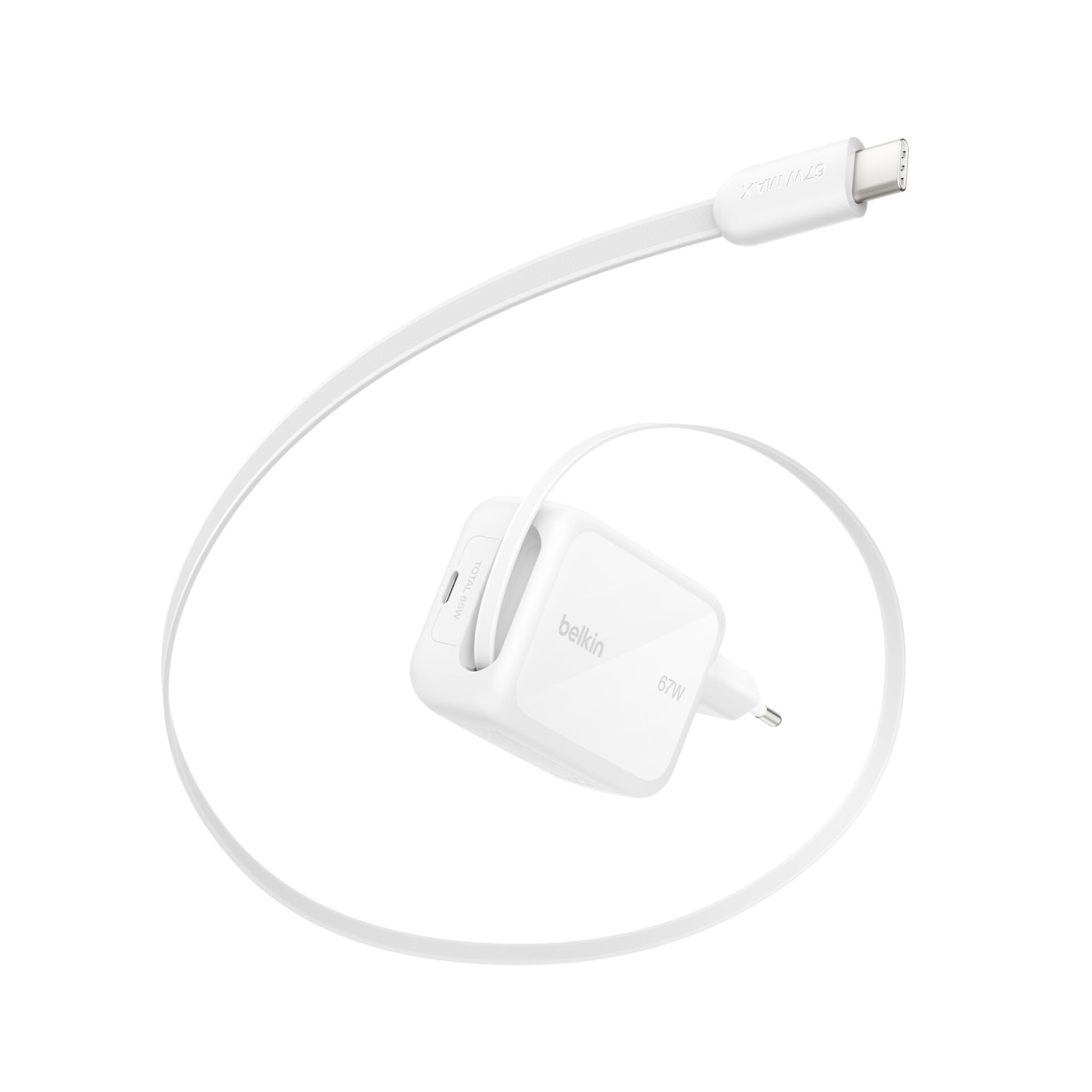 reiseladegerät, USB-C, Lightning-kabel, weiße farbe, Dock-Ladegerät