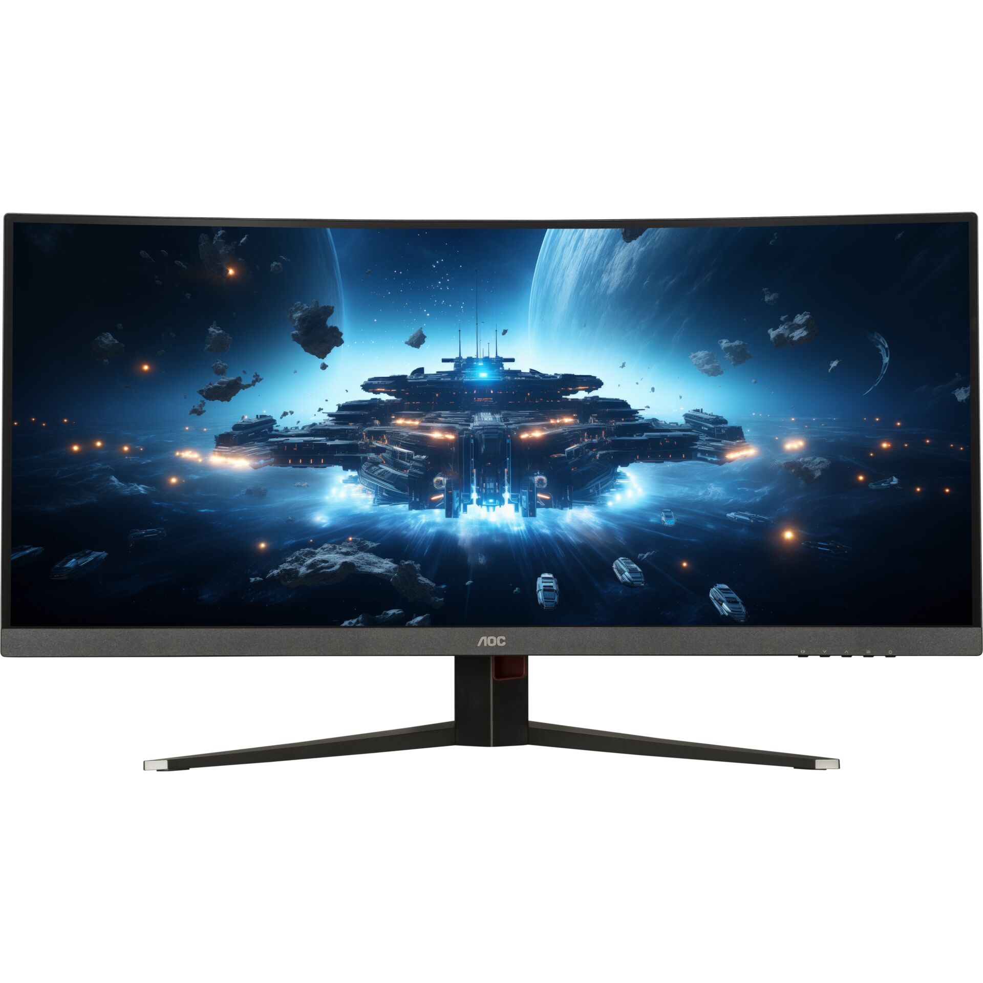 monitor, gaming, ultra-wide, LED, curved